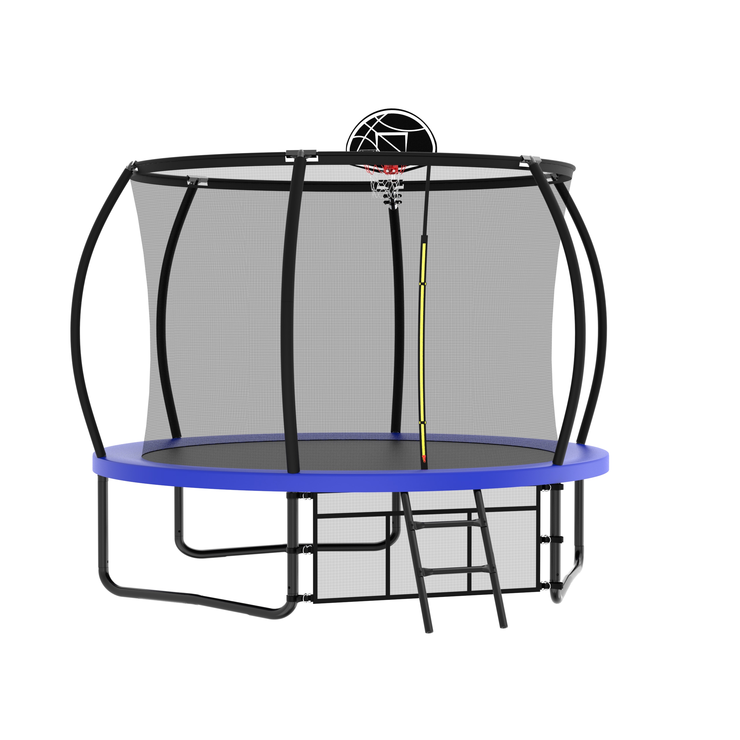 Damerin TRAA21 Trampolines 10-ft Round Kids in Blue