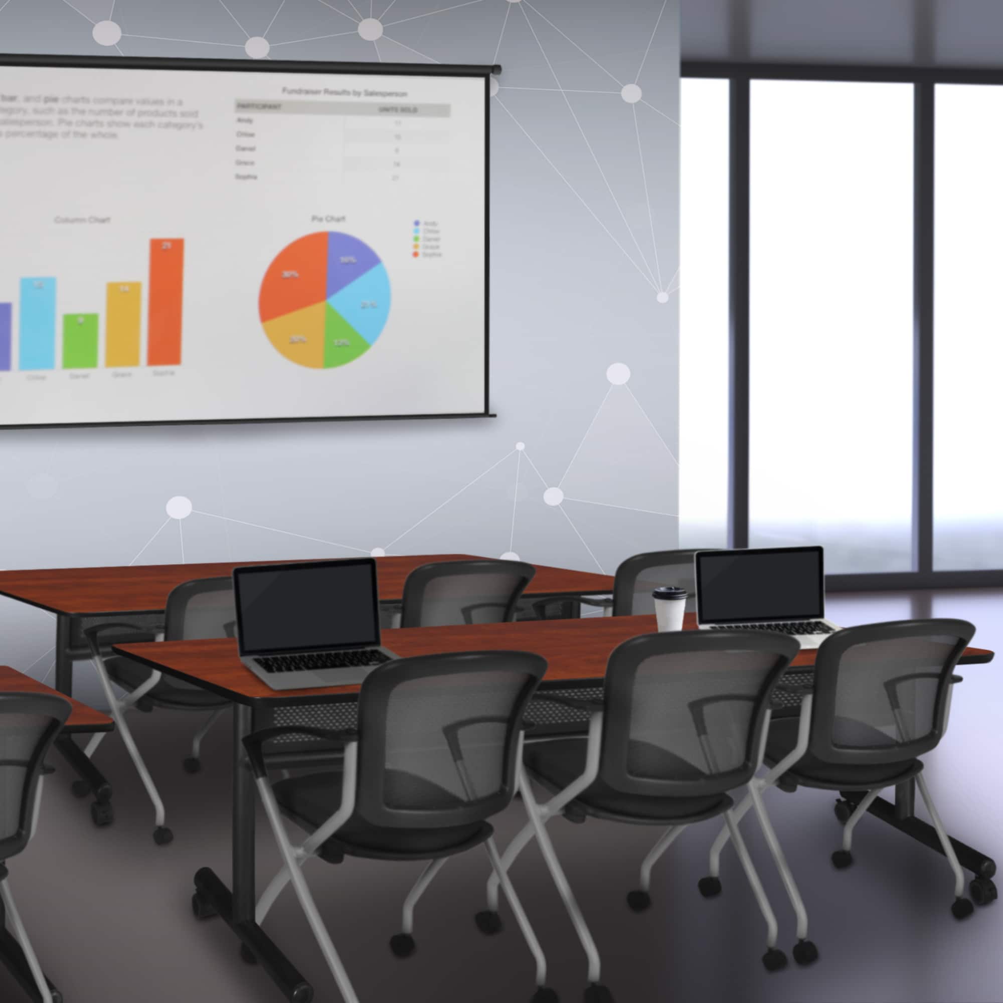 Regency MKFTM8424CH23BK Office-Tables - View #10