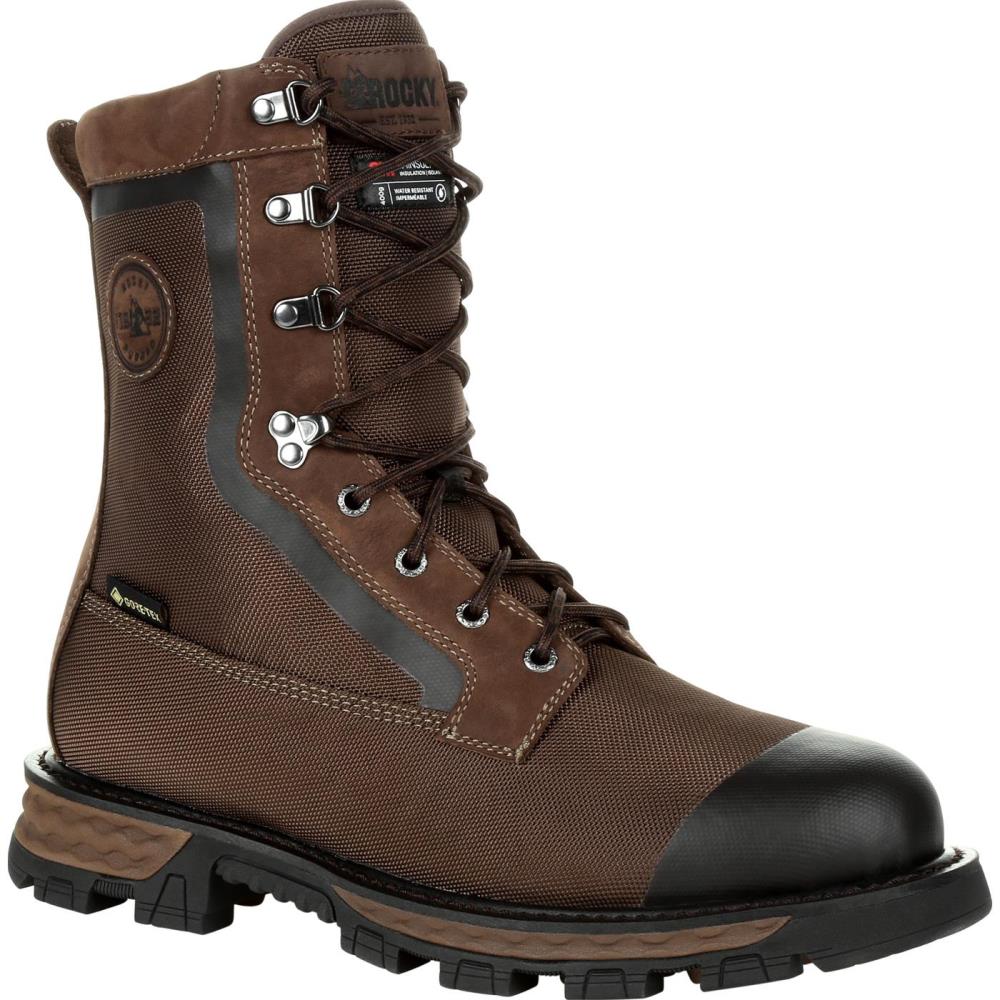 Rocky RKS0463  M  095 Men's BARK BROWN Waterproof Boots Size: 9.5 Medium