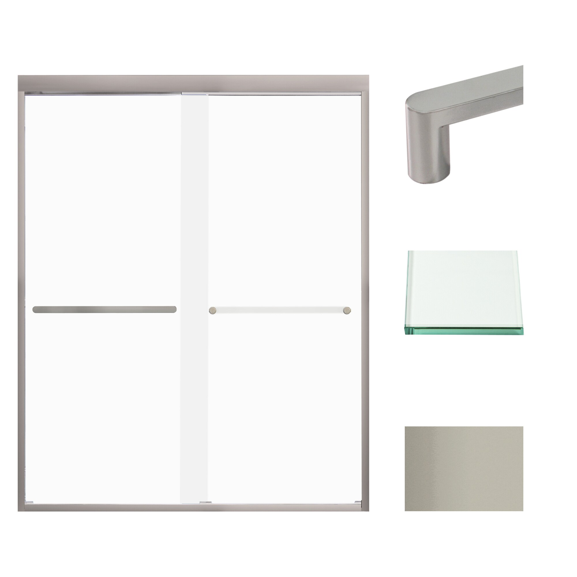 Transolid FBPT607608F-R-BN Shower-Doors - View #2