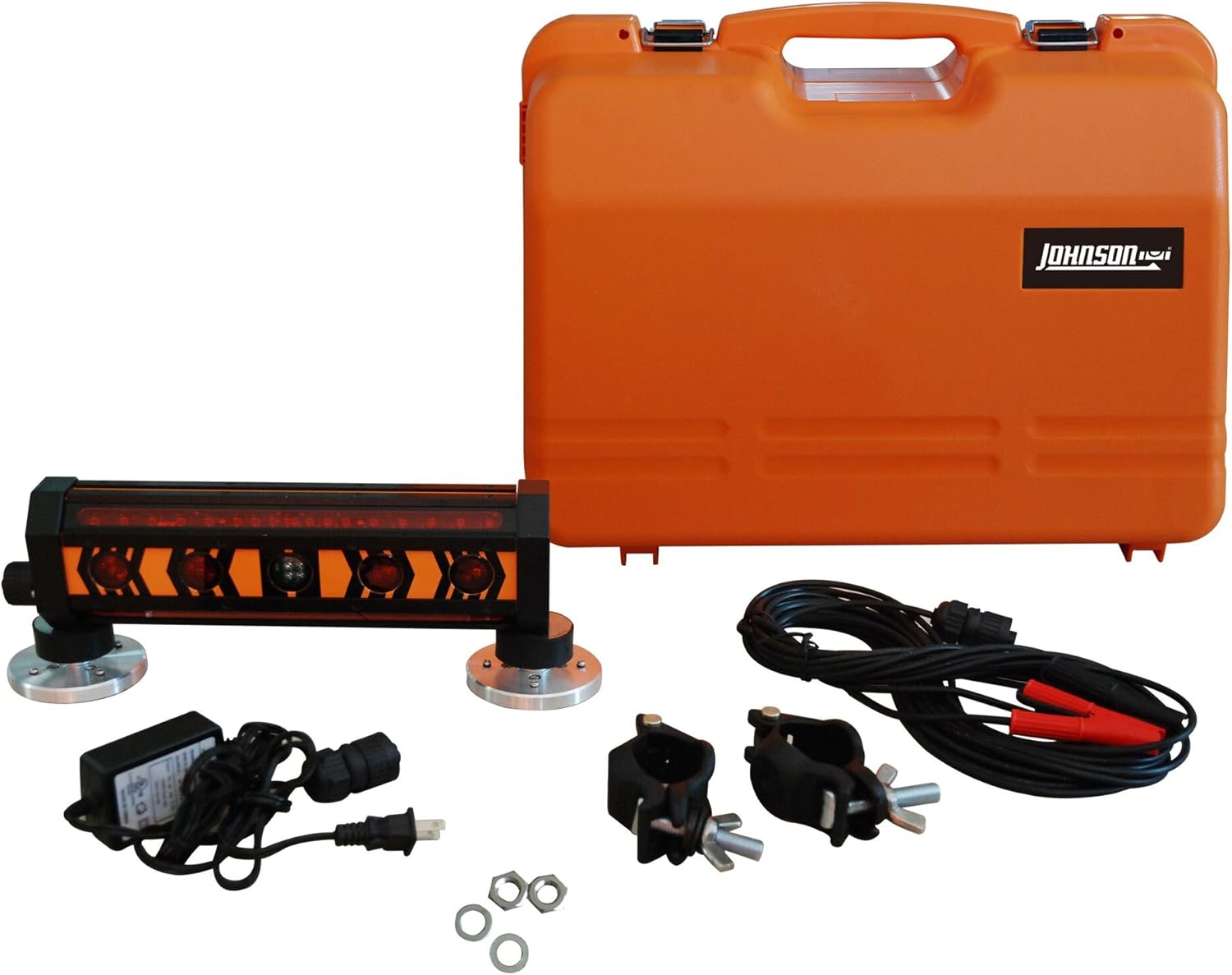 Johnson Level 40-6791  40-6791 Machine Mountable 360 Degree Detector with Clamp and Magnet 360 Red Beam 1 Laser Detector
