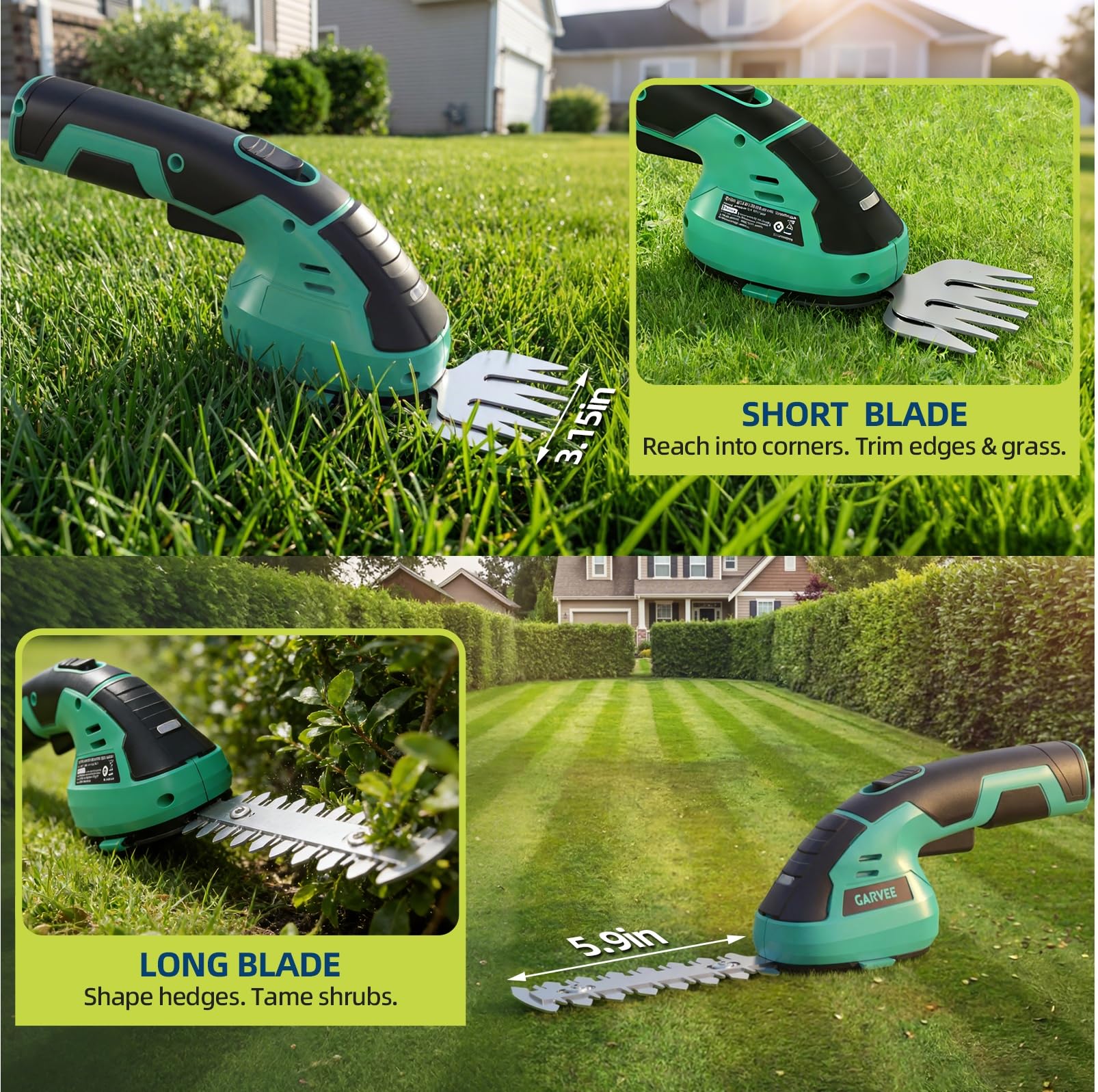 Garvee YXY-LO-PHO-0XUIB2DO Cordless-Hedge-Trimmers - View #2