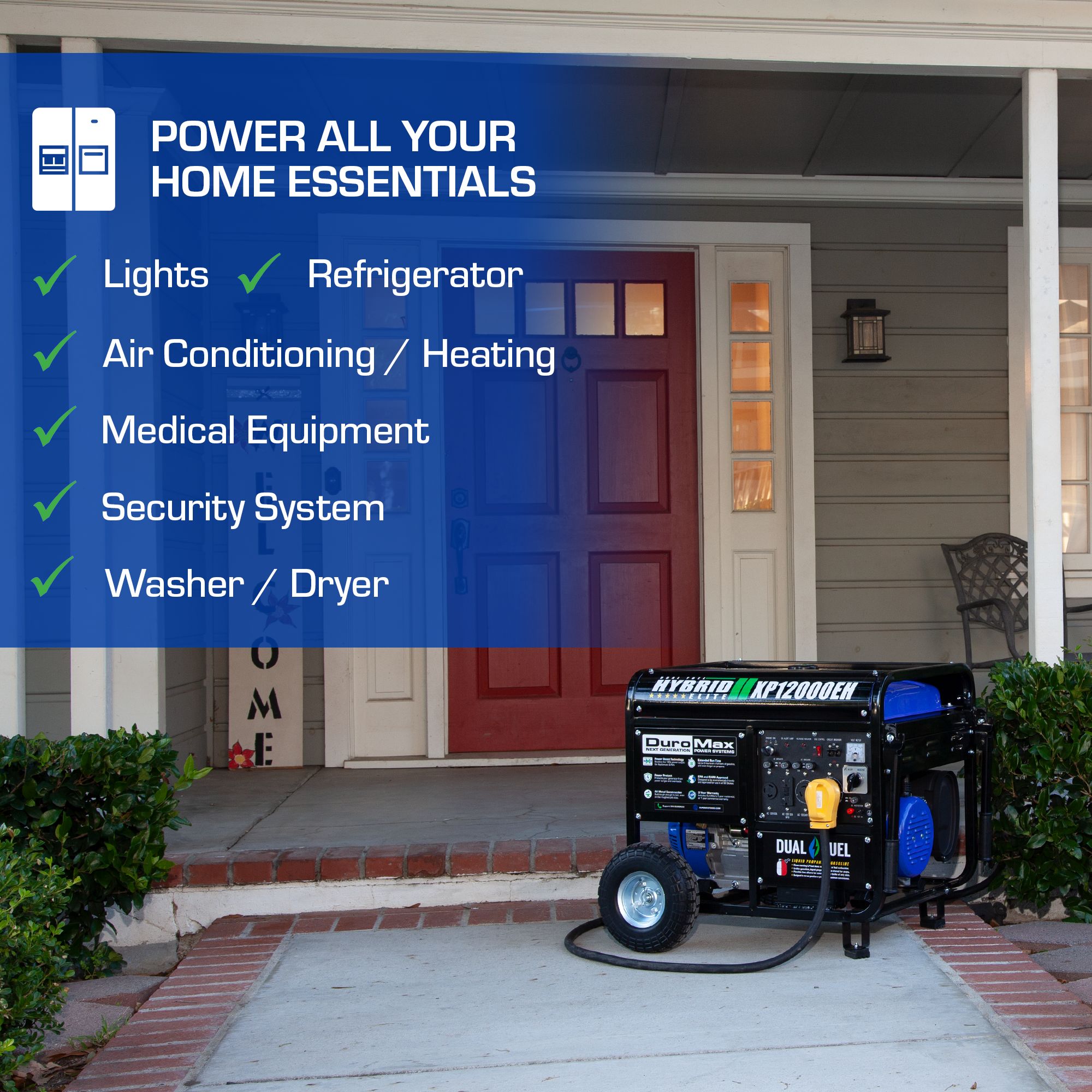 DuroMax XP12000EH Portable-Generators - View #9