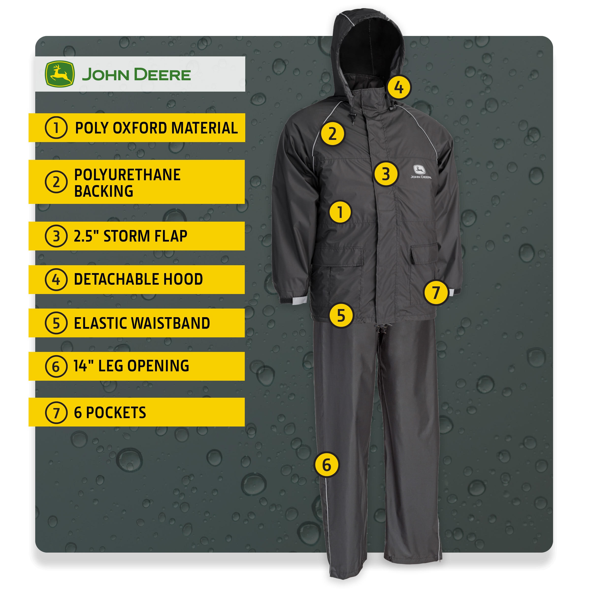 John Deere JD44520/2XL Apparel-Sets - View #2