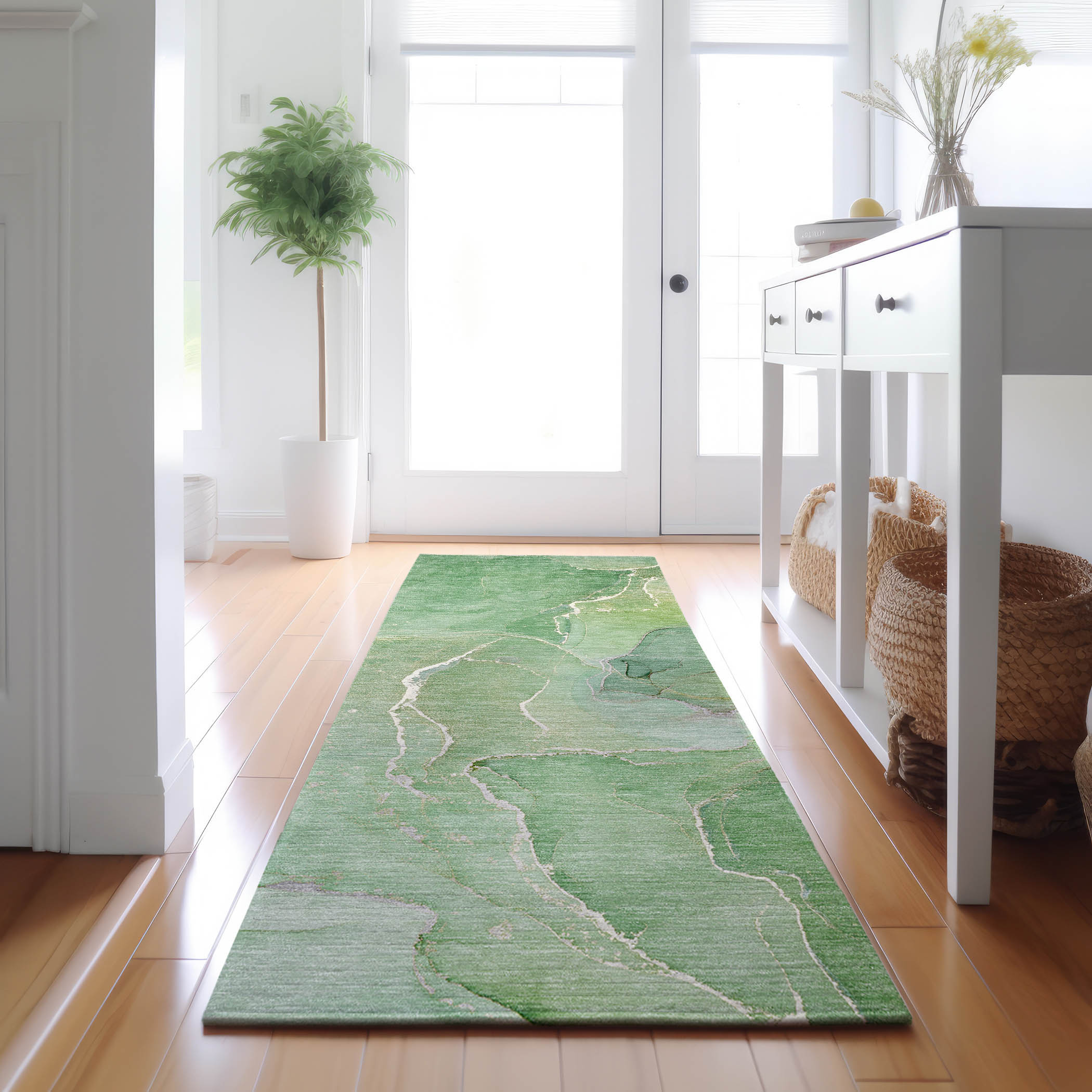 Addison Rugs AMF529GY20X30 Mayfield AMF529GY 2 x 3 (ft) Loomed Polyester Gray Rectangular Indoor Abstract Machine washable Area rug