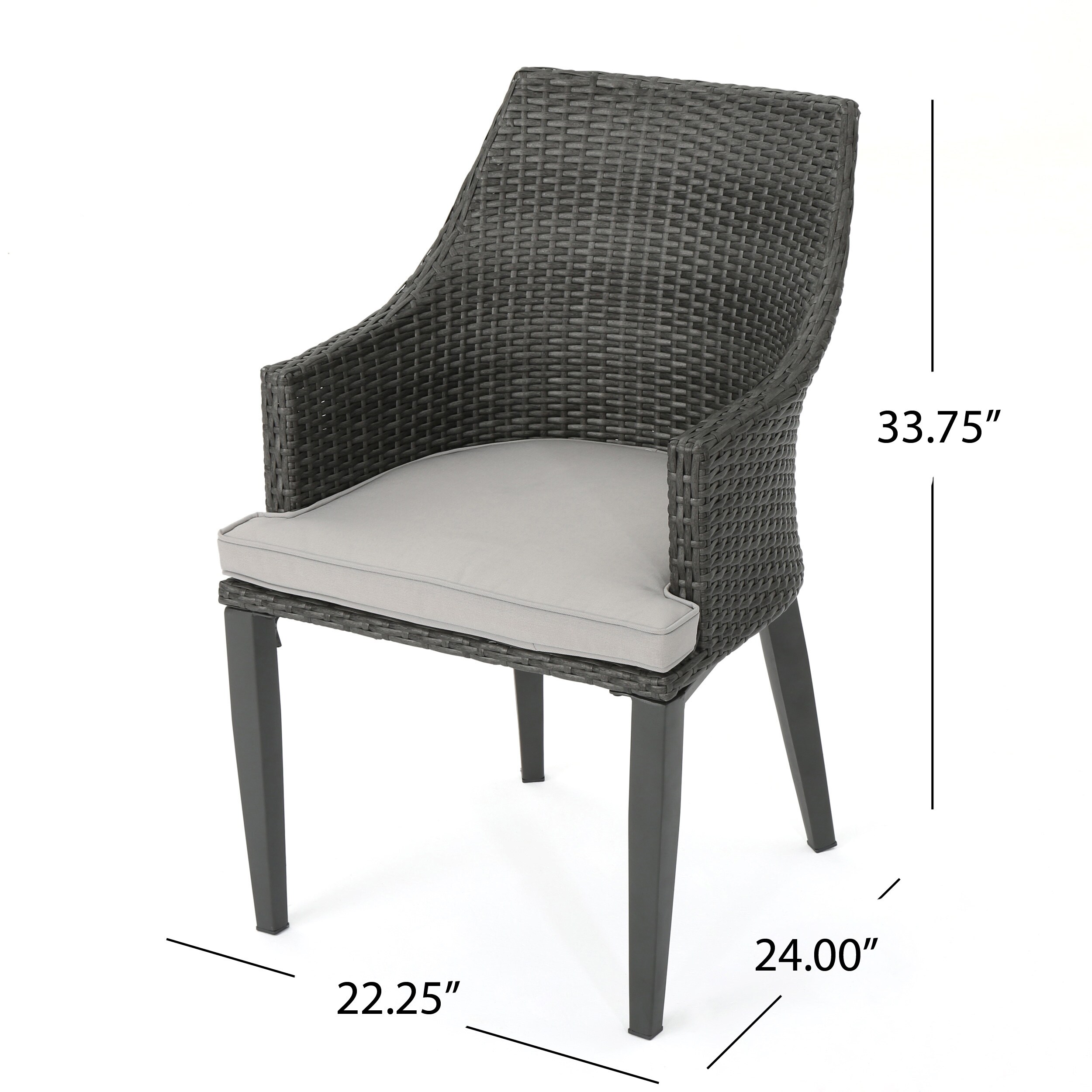 ModernLuxe L-61563.00GRY Patio-Chairs - View #4