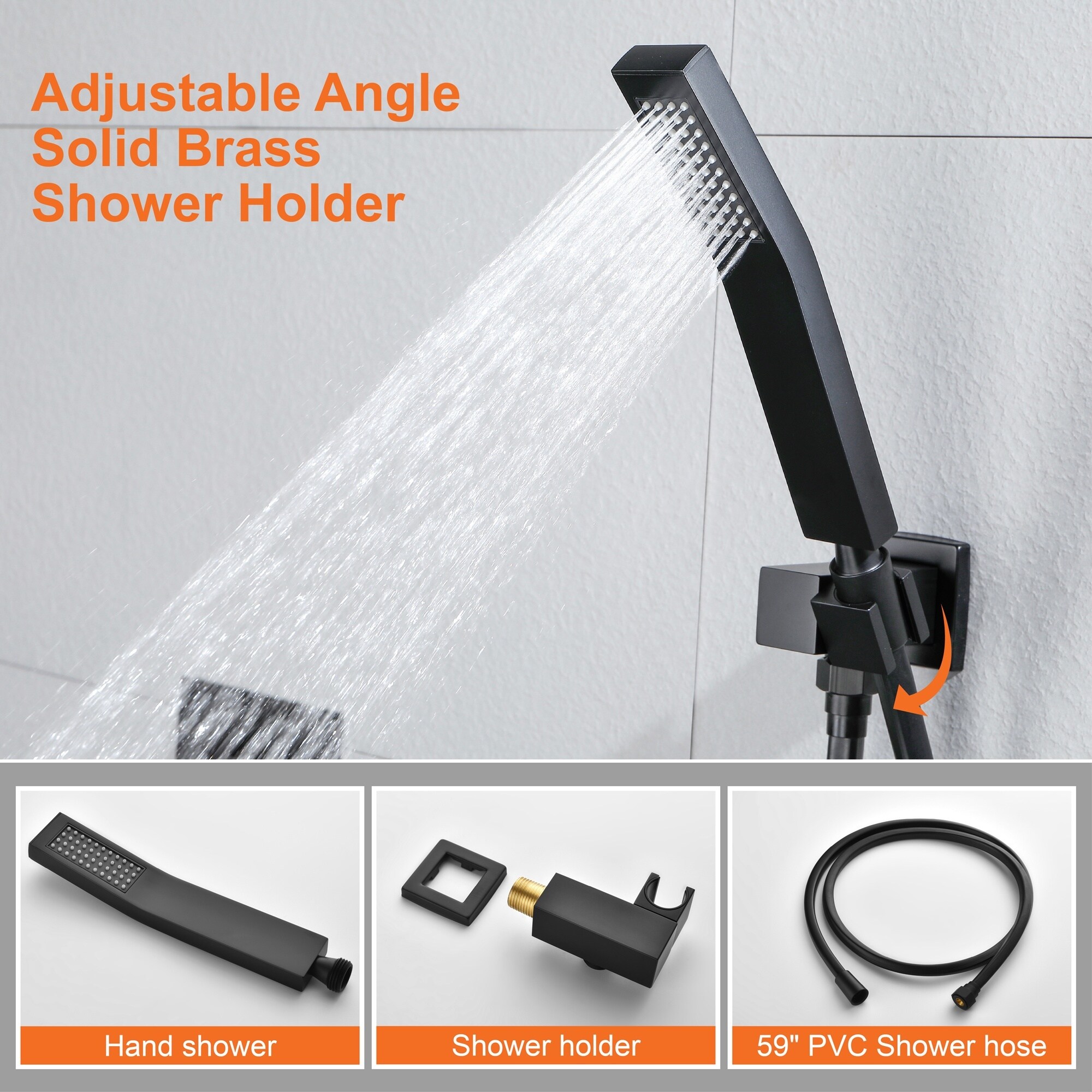 Boyel Living BL88051B-12 Showerhead-Bar-Panels - View #10