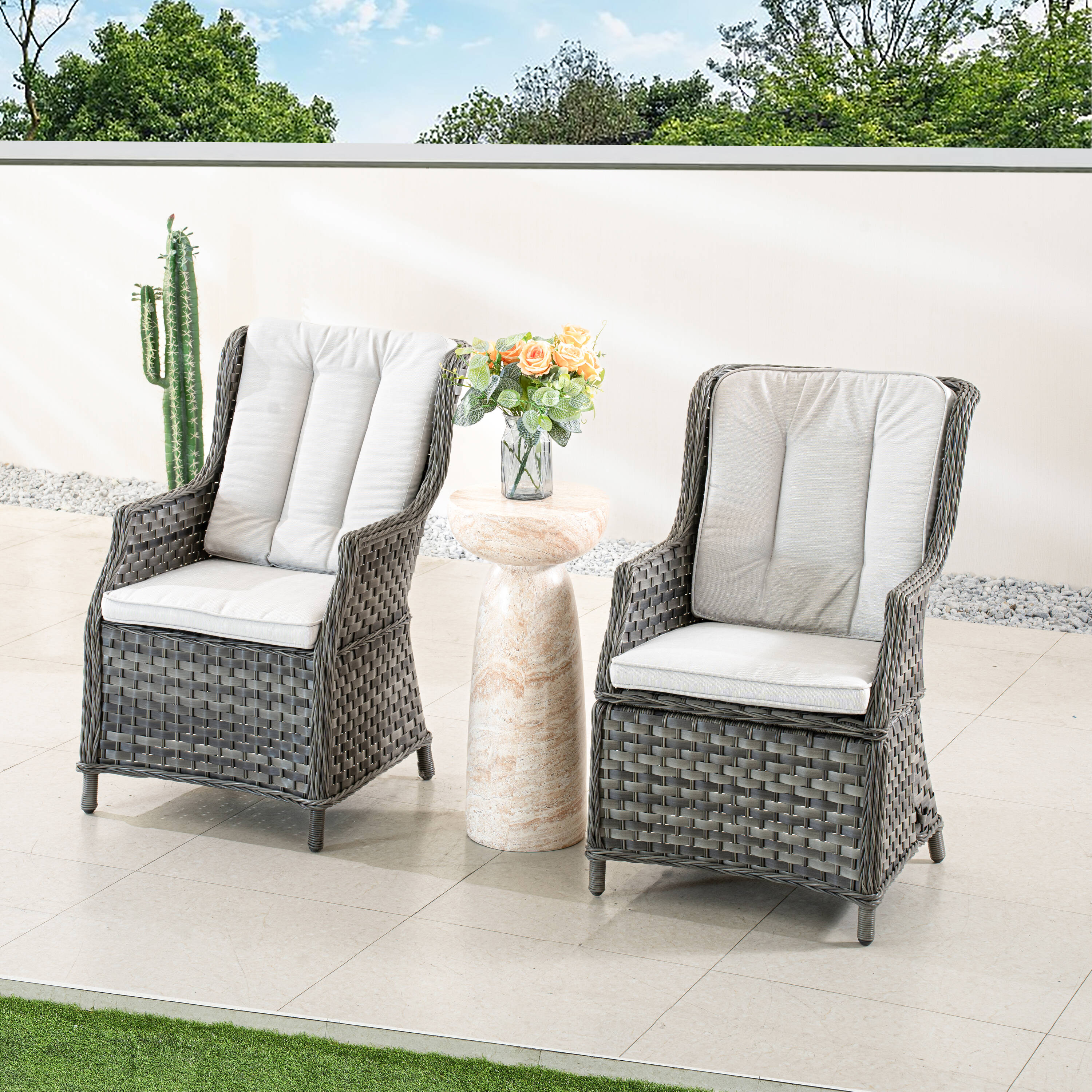 Direct Wicker DWC-230018ST010G Patio-Conversation-Sets - View #5