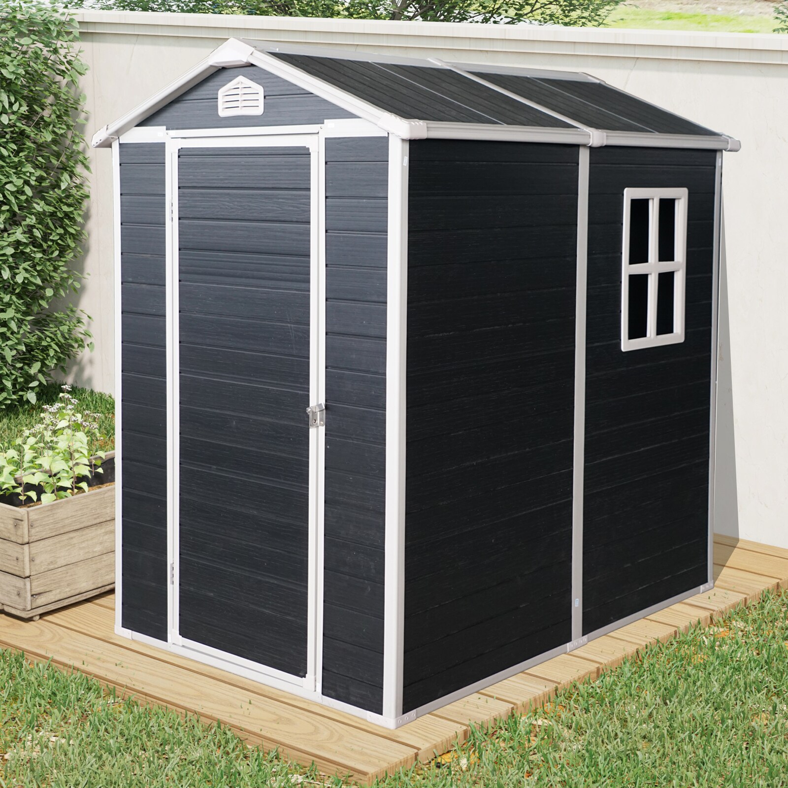 Poinic CURDS-S00056-540 Vinyl-Resin-Storage-Buildings - View #4