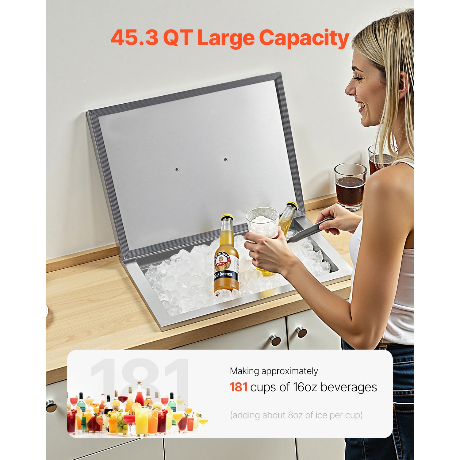 VEVOR SCQRSCBC201B07271V0 Ice-Buckets - View #2