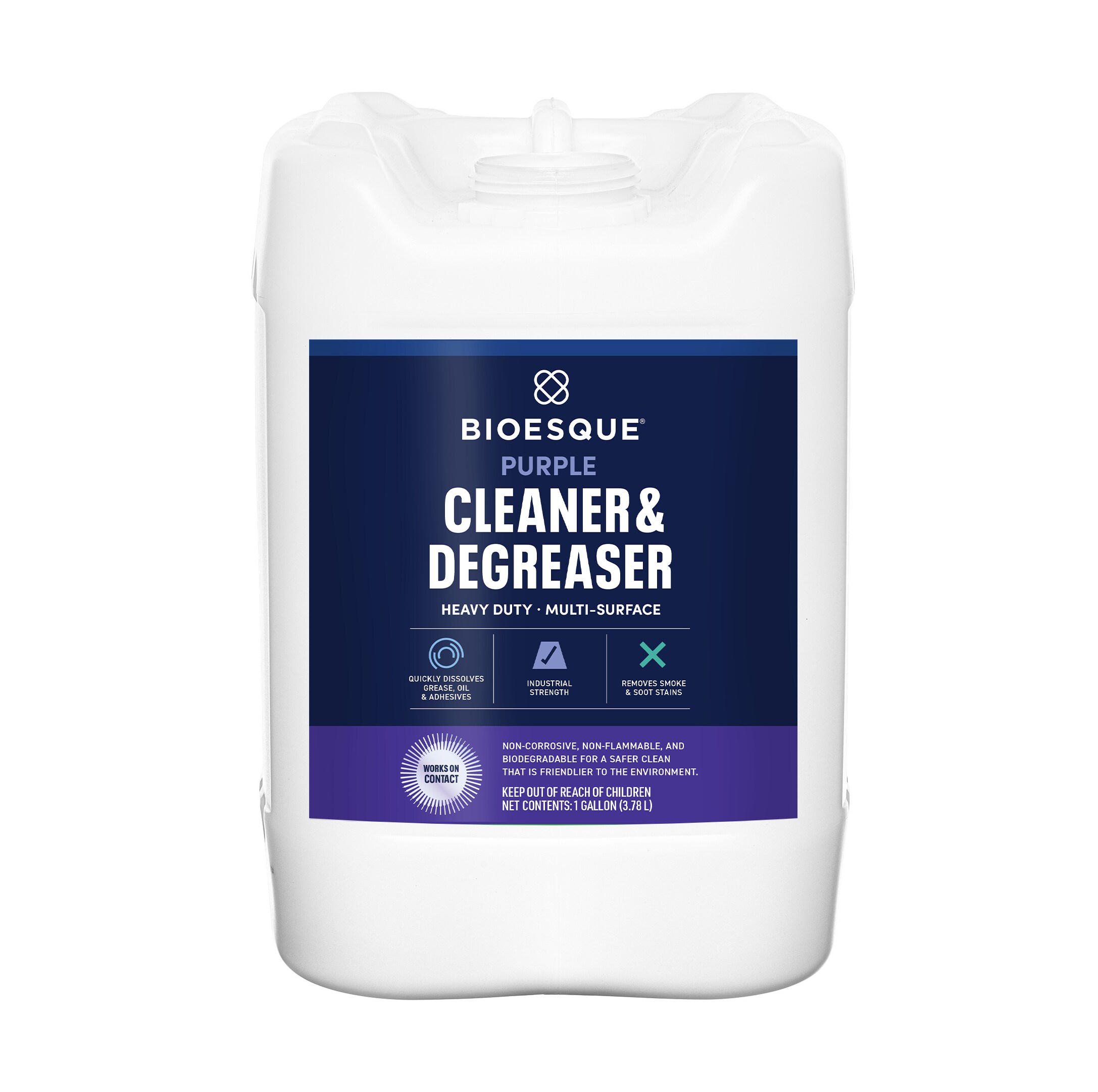 Bioesque Solutions BPCD-5GAL Purple Cleaner 5 Gallons Degreaser
