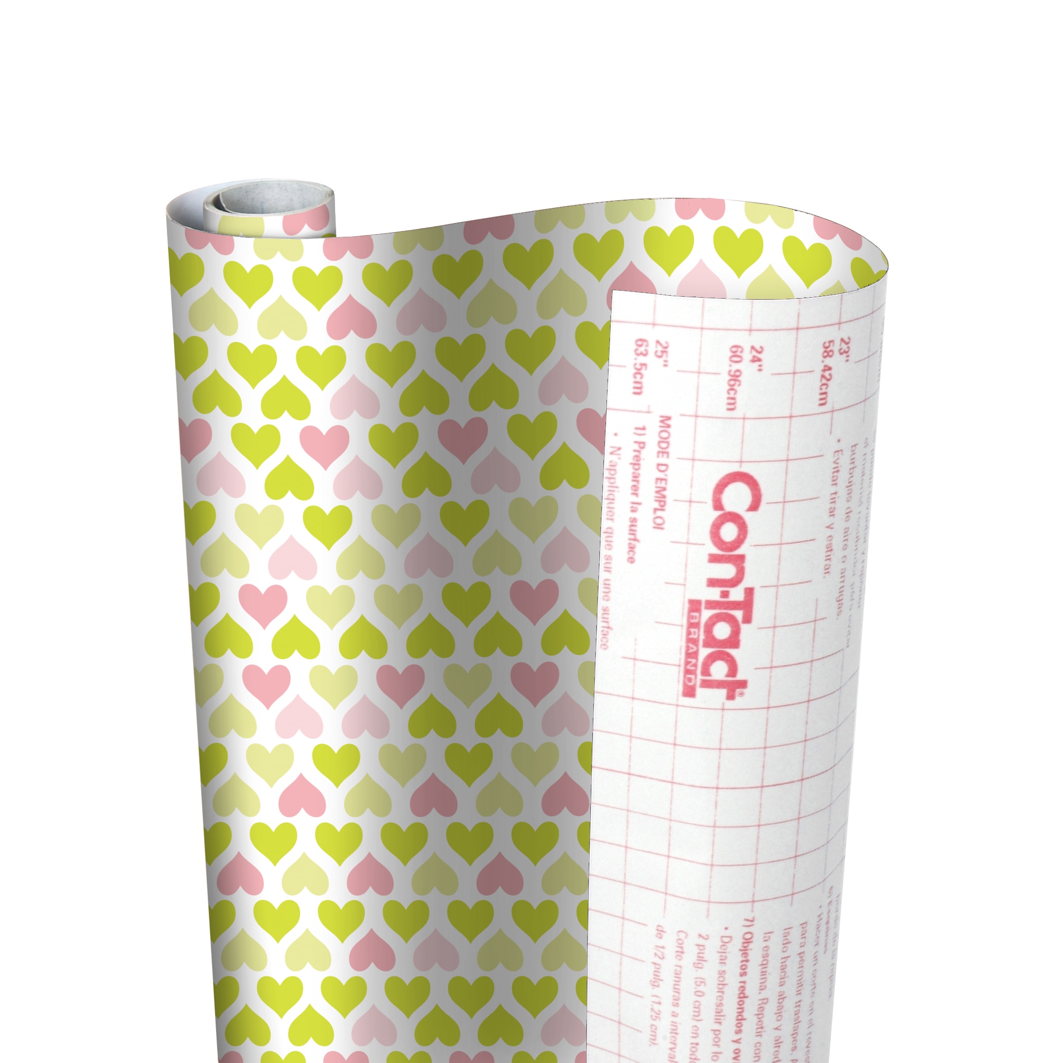 Con-Tact 16F-C9AJ12-06 18-Inches x 16-ft Lemonade Hearts Shelf liner