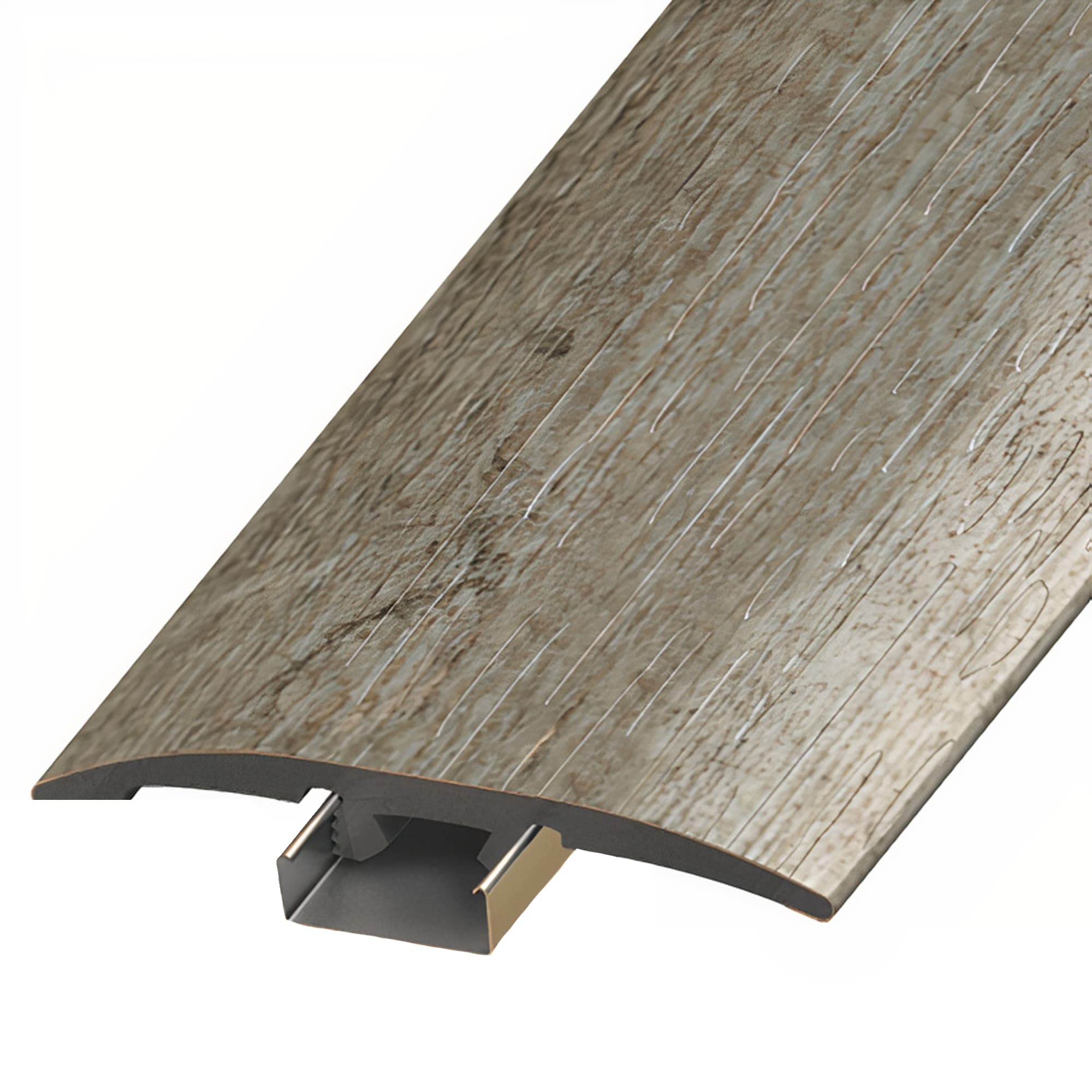 Element Flooring E20038TIO Clermont Montague 0.375-in T x 2-in W x 94-in L Vinyl 3-in-1 T-moulding/Reducer/Endcap
