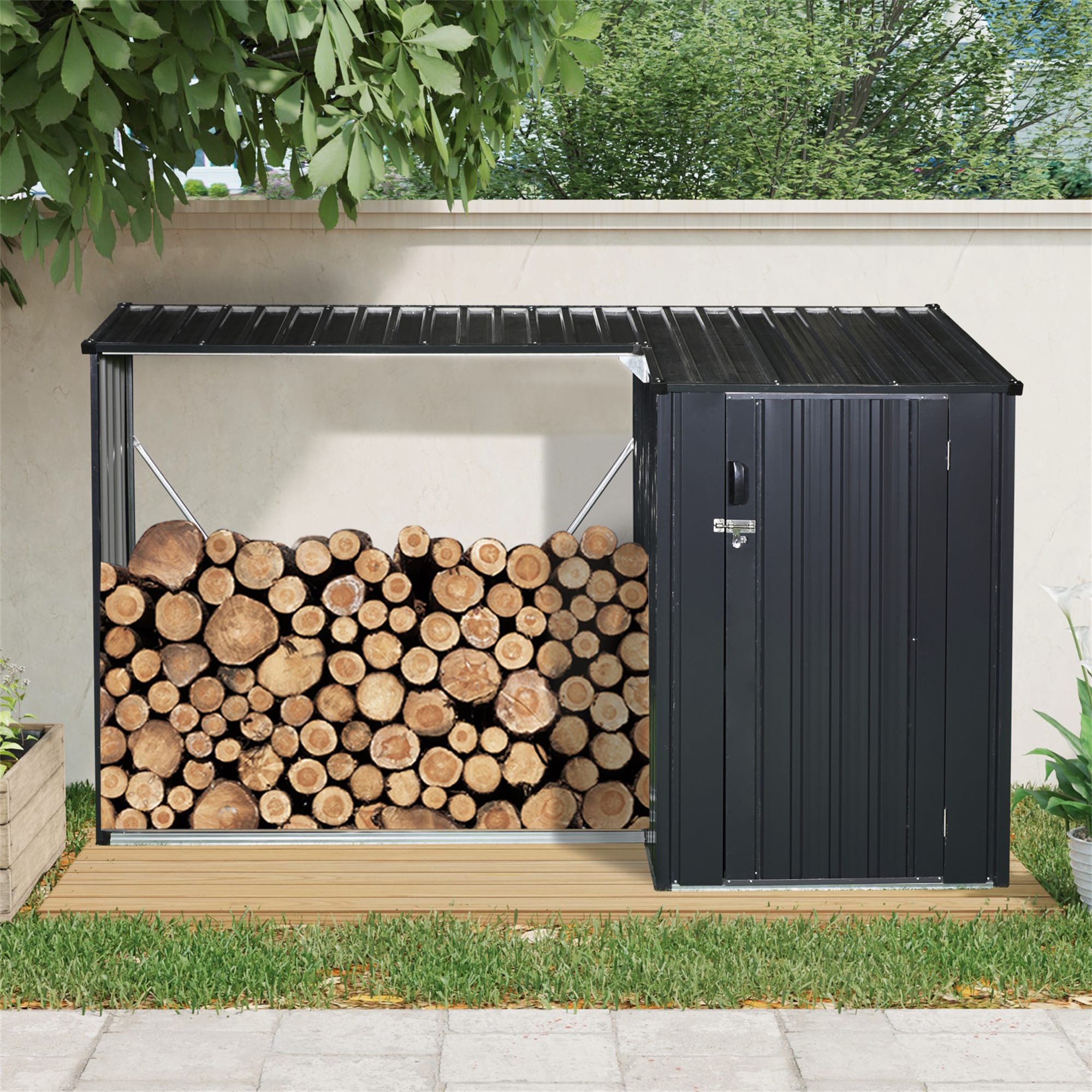 BABOOM BOM-171889-OR Metal-Storage-Buildings-Sheds - View #3