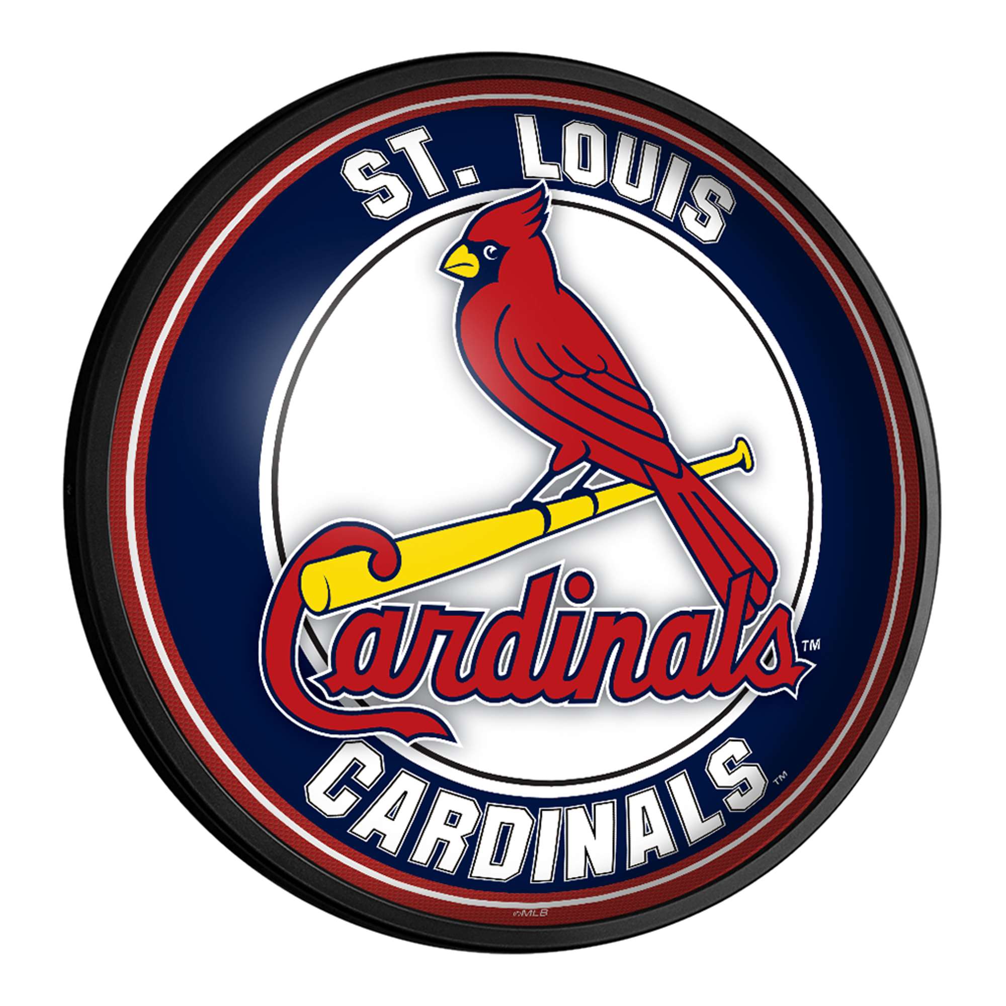 The Fan-Brand MBSTLC-130-01 St. Louis Cardinals Slimline Wall Lights 18-in Constant LED Game room Lighted Sign
