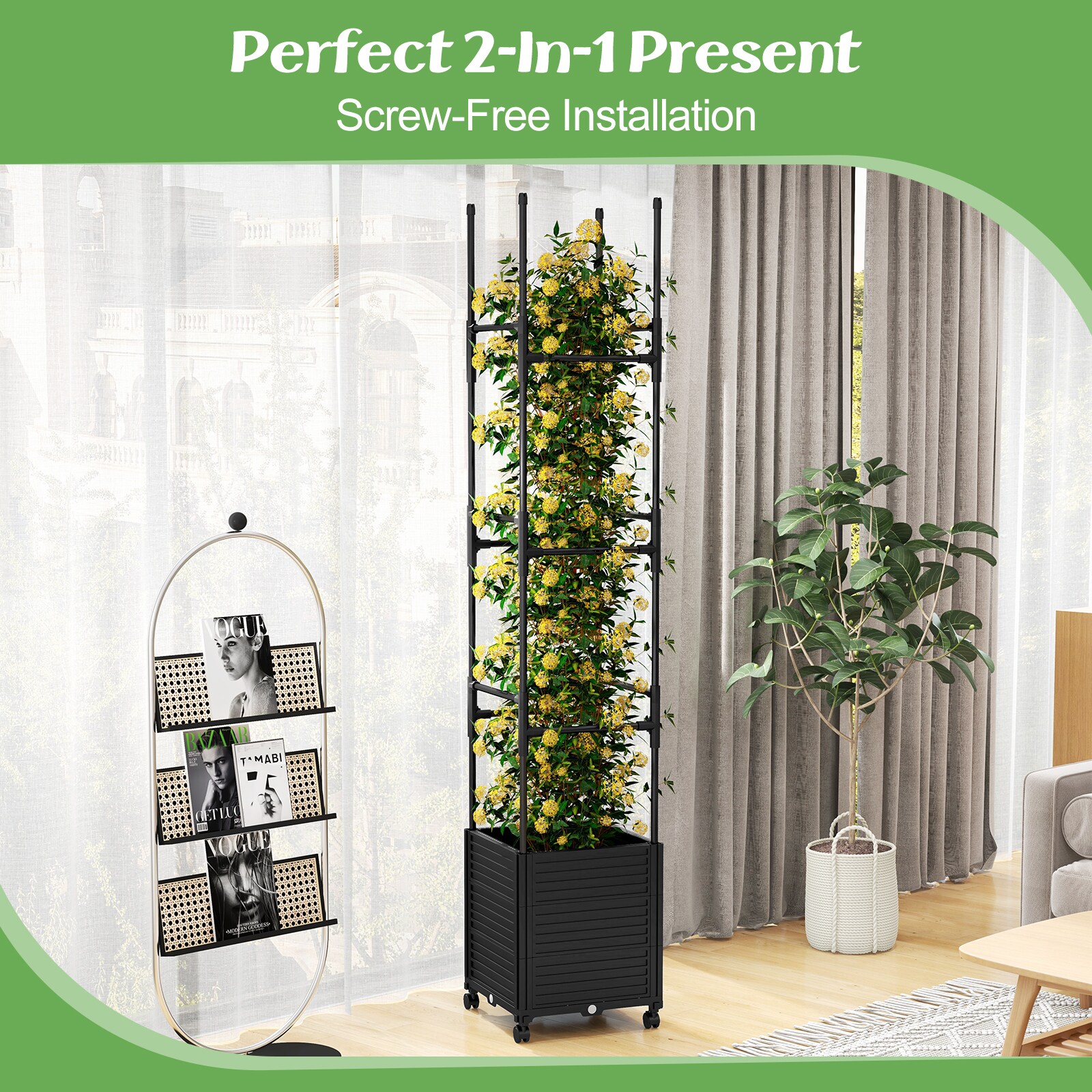 Ayelon GD41GT66BK Raised-Garden-Beds - View #9