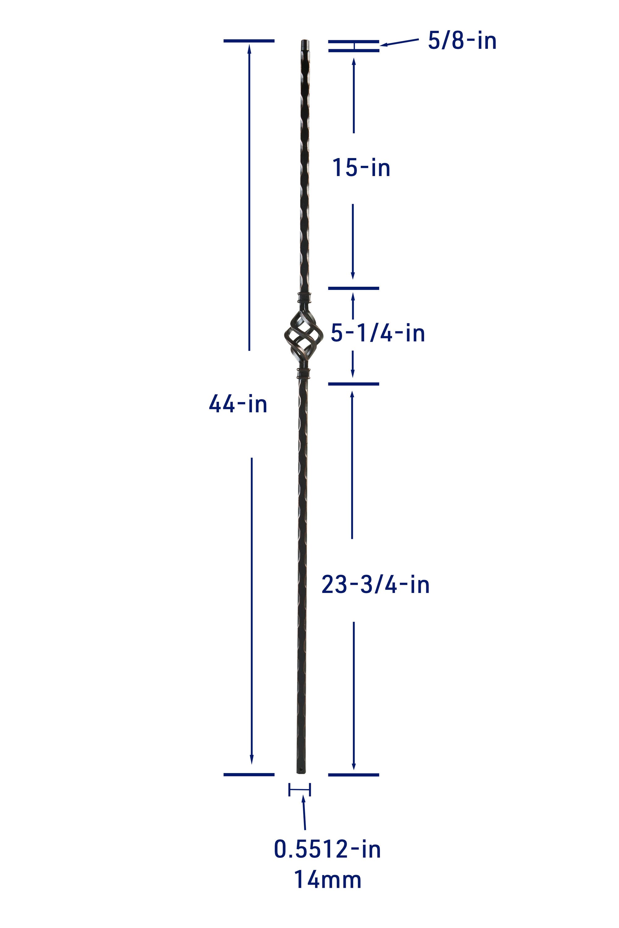 Crown Heritage 4581001RC44 Interior-Stairpart-Balusters - View #4
