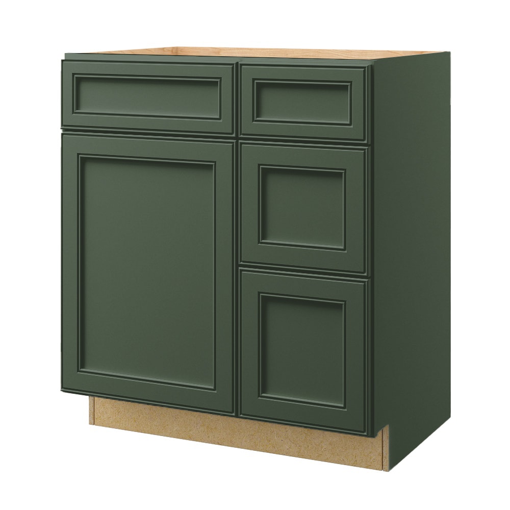 allen + roth 56320HR Heathrow 30-in Sage Bathroom Vanity Base Cabinet without Top