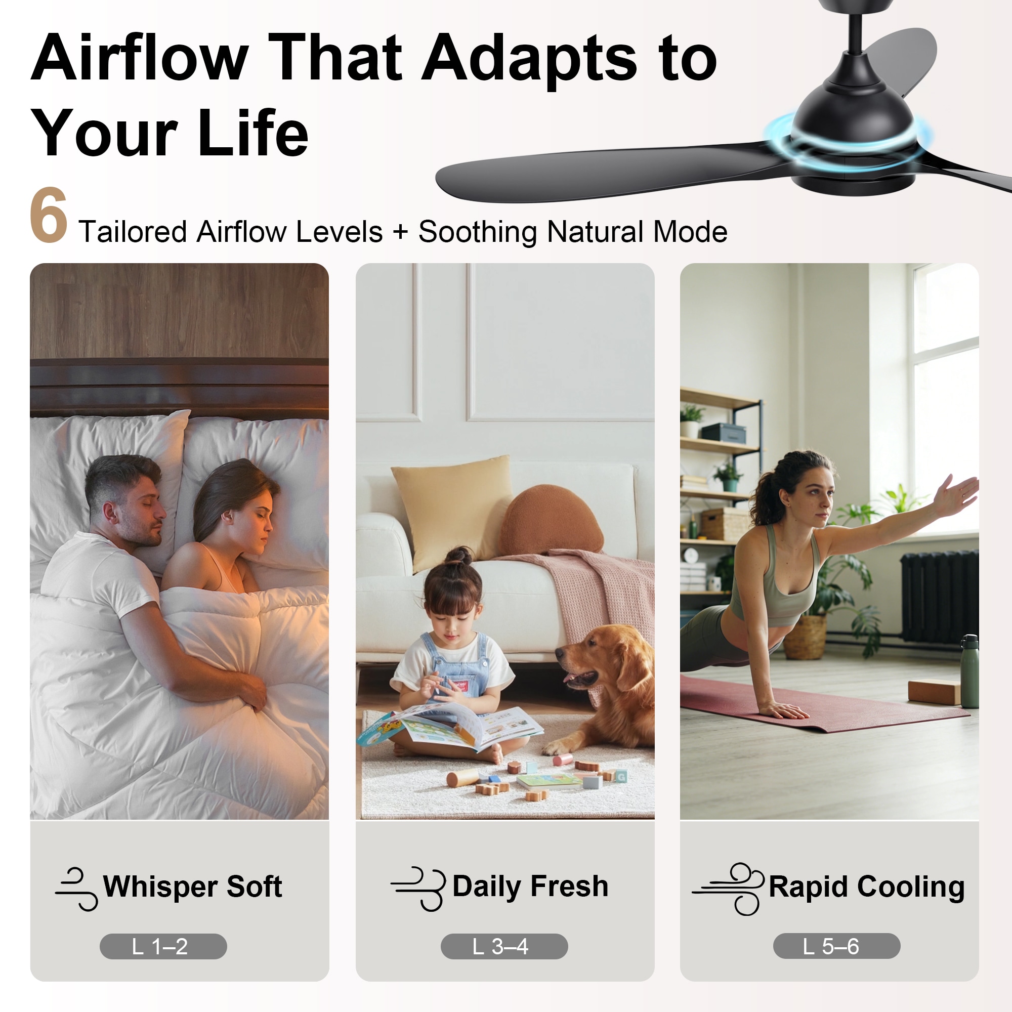 GreenEver CFL-0004-BK Ceiling-Fans - View #8