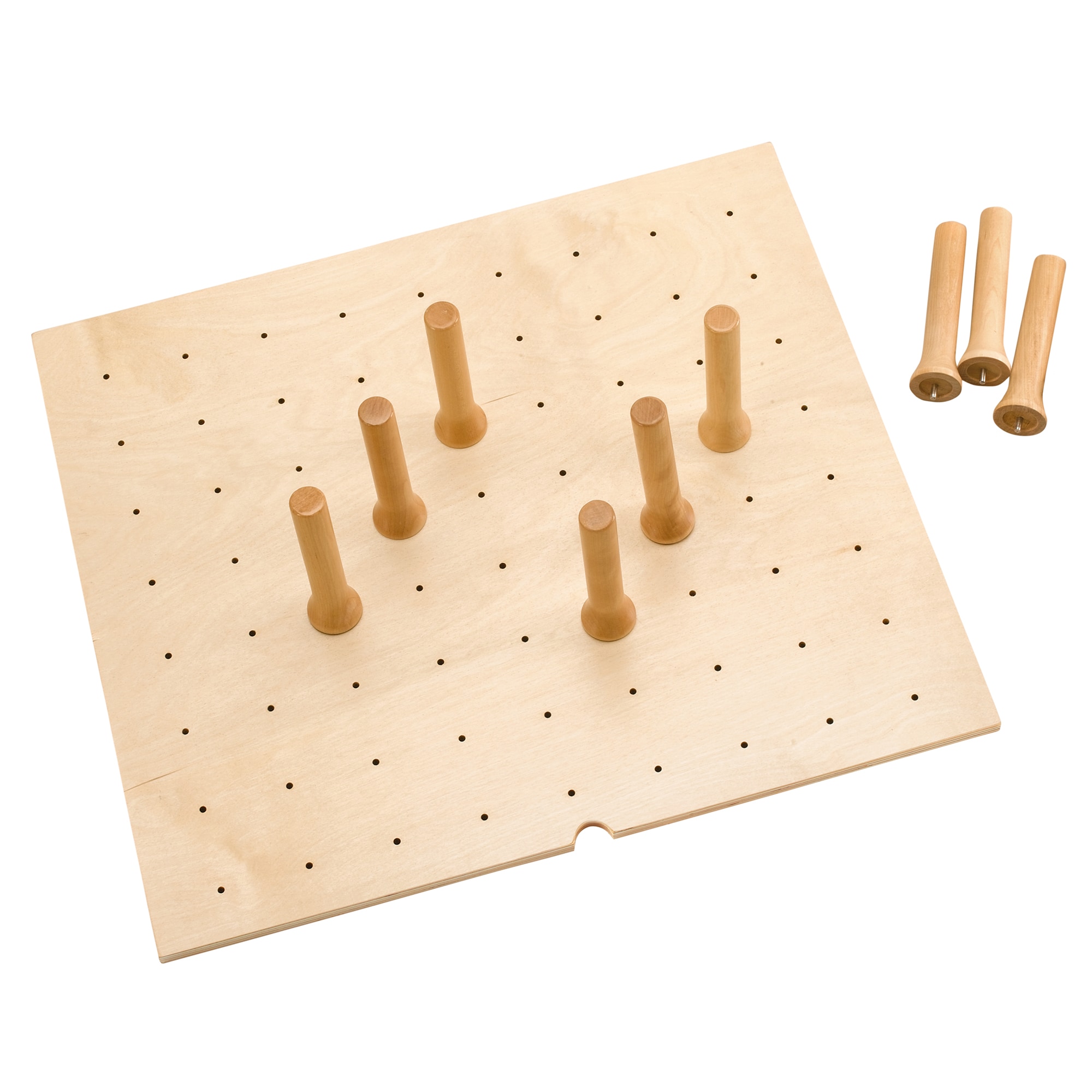 Rev-A-Shelf 152832 21.25-in x 24.25-in Brown Maple Wood Peg organizer