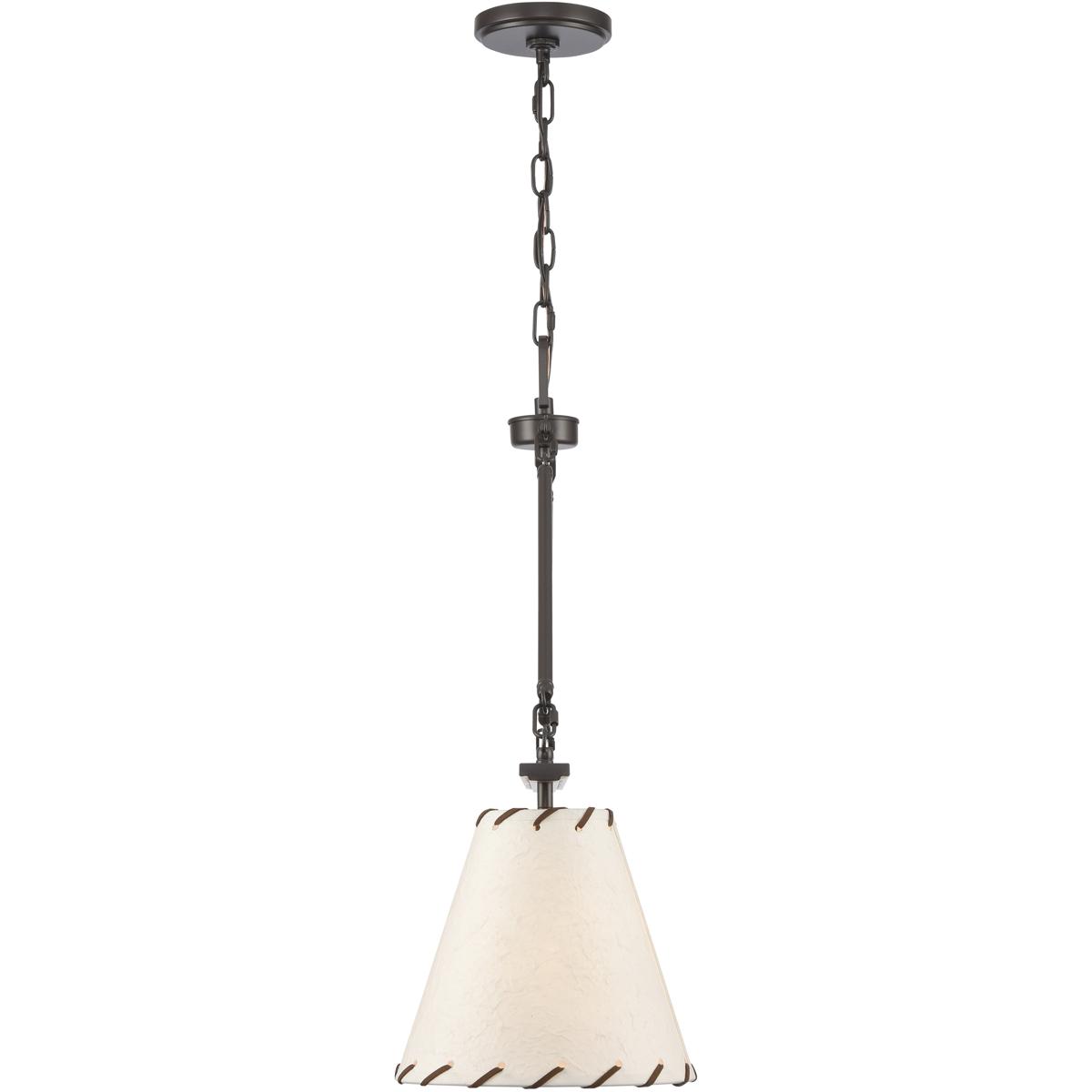 Atlas Lighting and Home - CL11796-BZ Marion Pendant Oil Rubbed Bronze with Natural