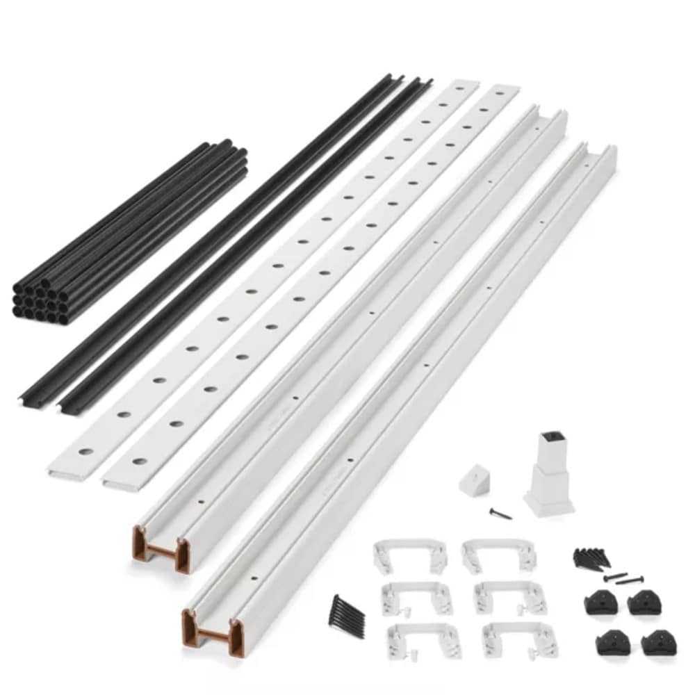 Trex WTRD0636HRKCKTLFS Transcend 6-ft x 36-in Classic White Composite Deck Rail Kit