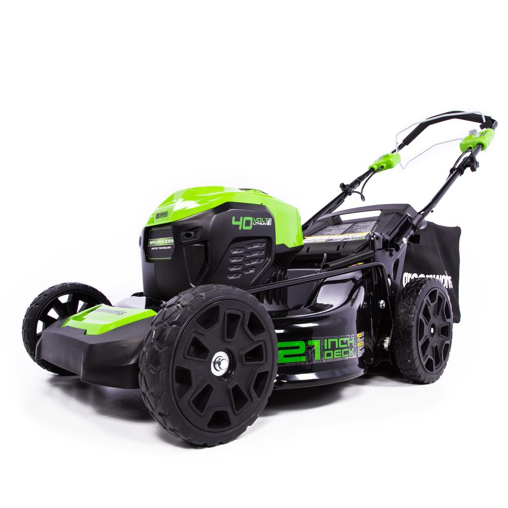 Greenworks 40-volt 21-in Self-propelled Cordless Lawn Mower at
