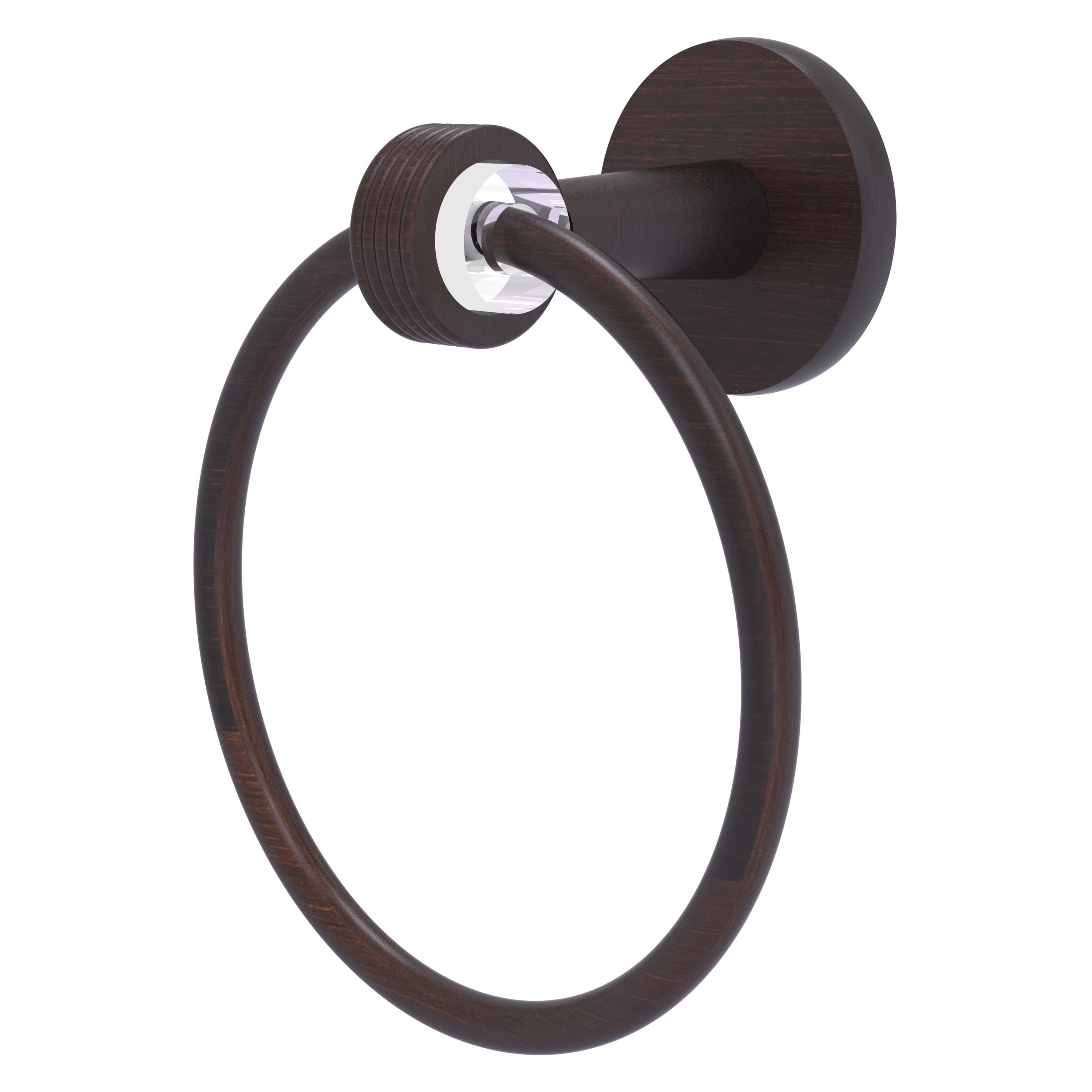 Allied Brass CV-16G-VB Clearview Venetian Bronze Wall mount Single Towel Ring