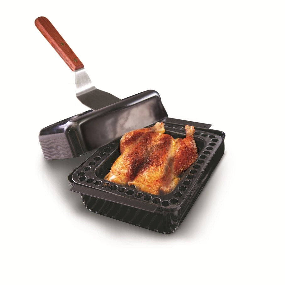 Char Broil Porcelain Coated Metal Non stick Roaster at Lowes