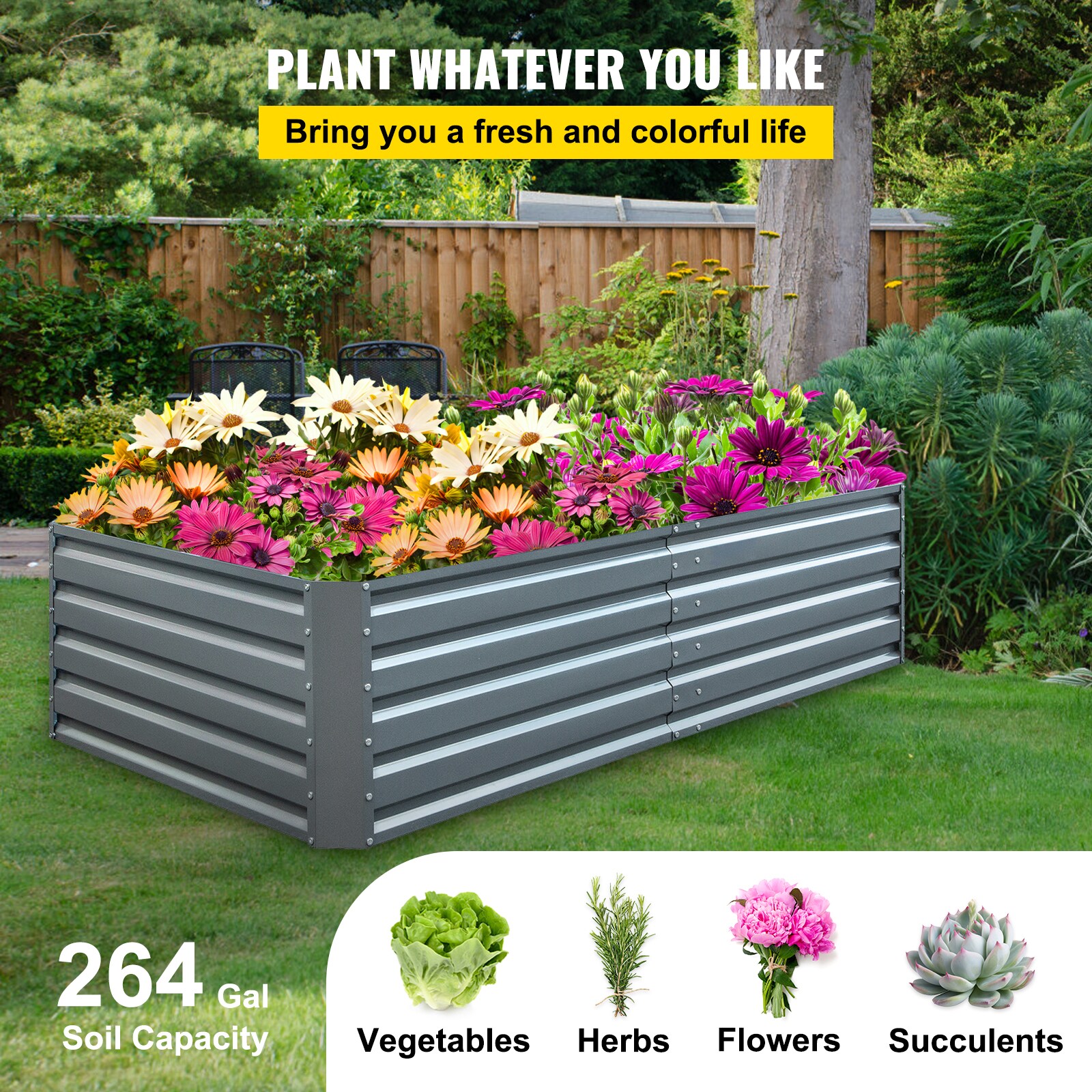 VEVOR SCHYZZC80CFX00113V0 Raised-Garden-Beds - View #6