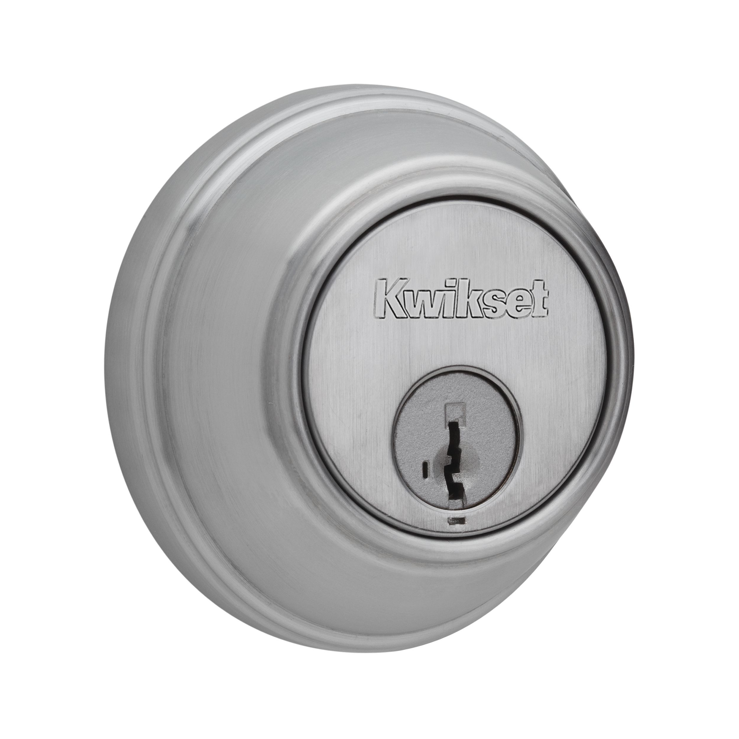 Kwikset 816 26D SMT RCAL RCS Security 816 KeyControl Satin Chrome Single Cylinder Deadbolt with SmartKey
