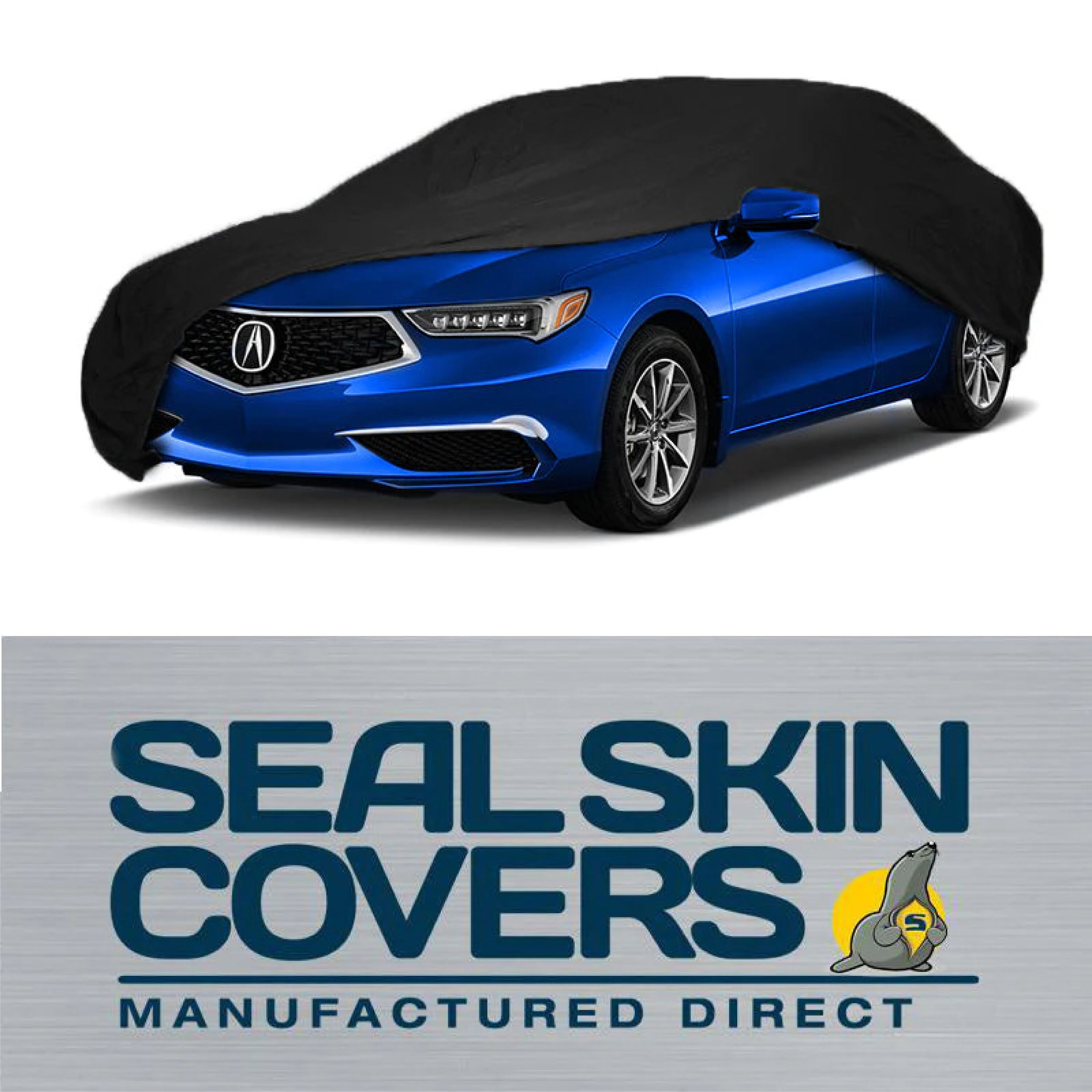 Seal Skin Covers Waterproof Indoor/Outdoor Universal Car Cover for Compact  Cars - Black, Lining, SEAL-TEC Technology in the Universal Car Covers  department at