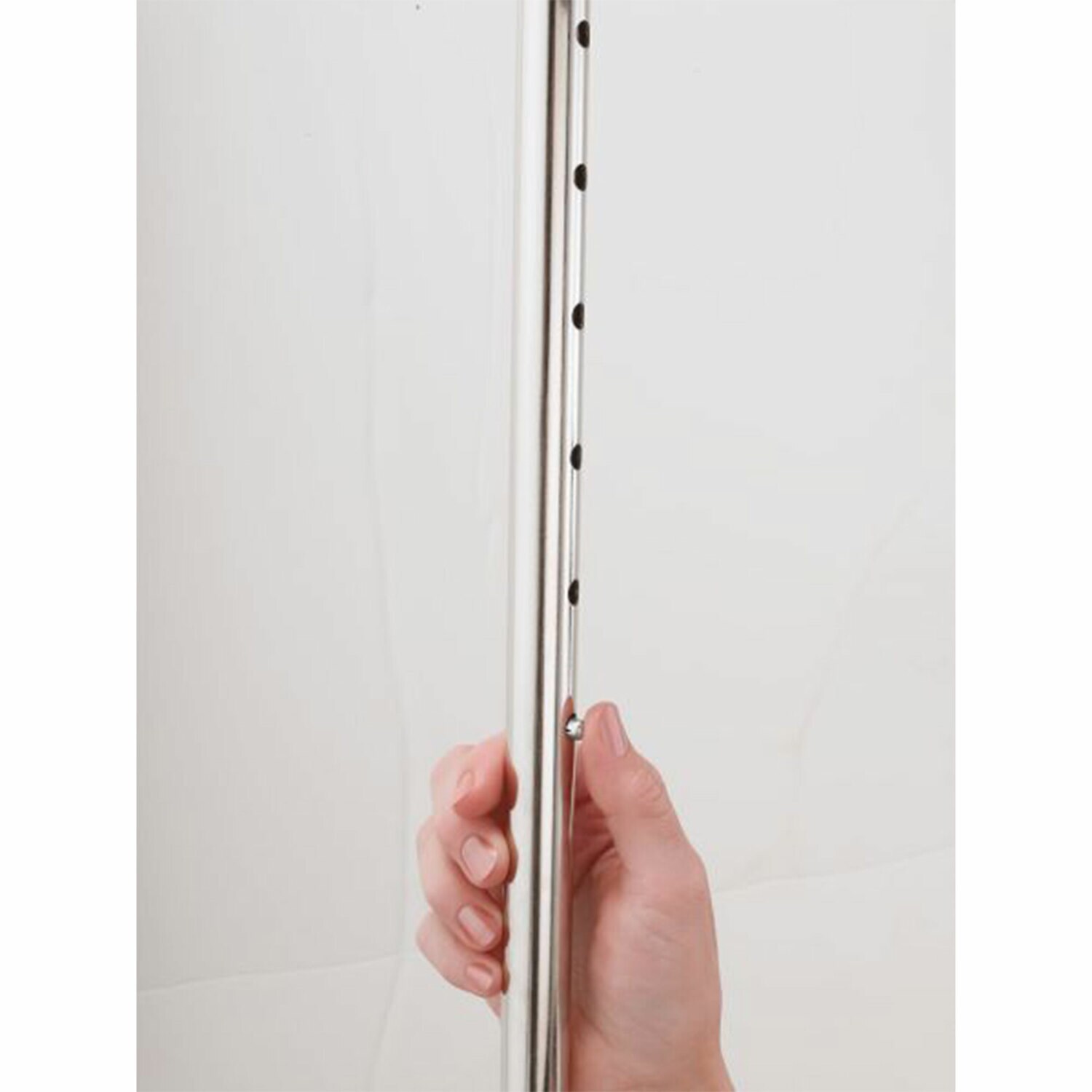 Rev-A-Shelf 35-in L x 34.75-in H Extendable Polished Chrome Metal Closet Rod  with Hardware in the Closet Rods department at