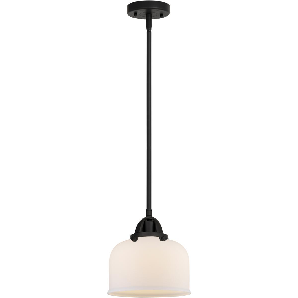 Innovations Lighting 2129736 288-1S-BK-G71-LED Nouveau 2 Bell Mini Pendant Matte Black