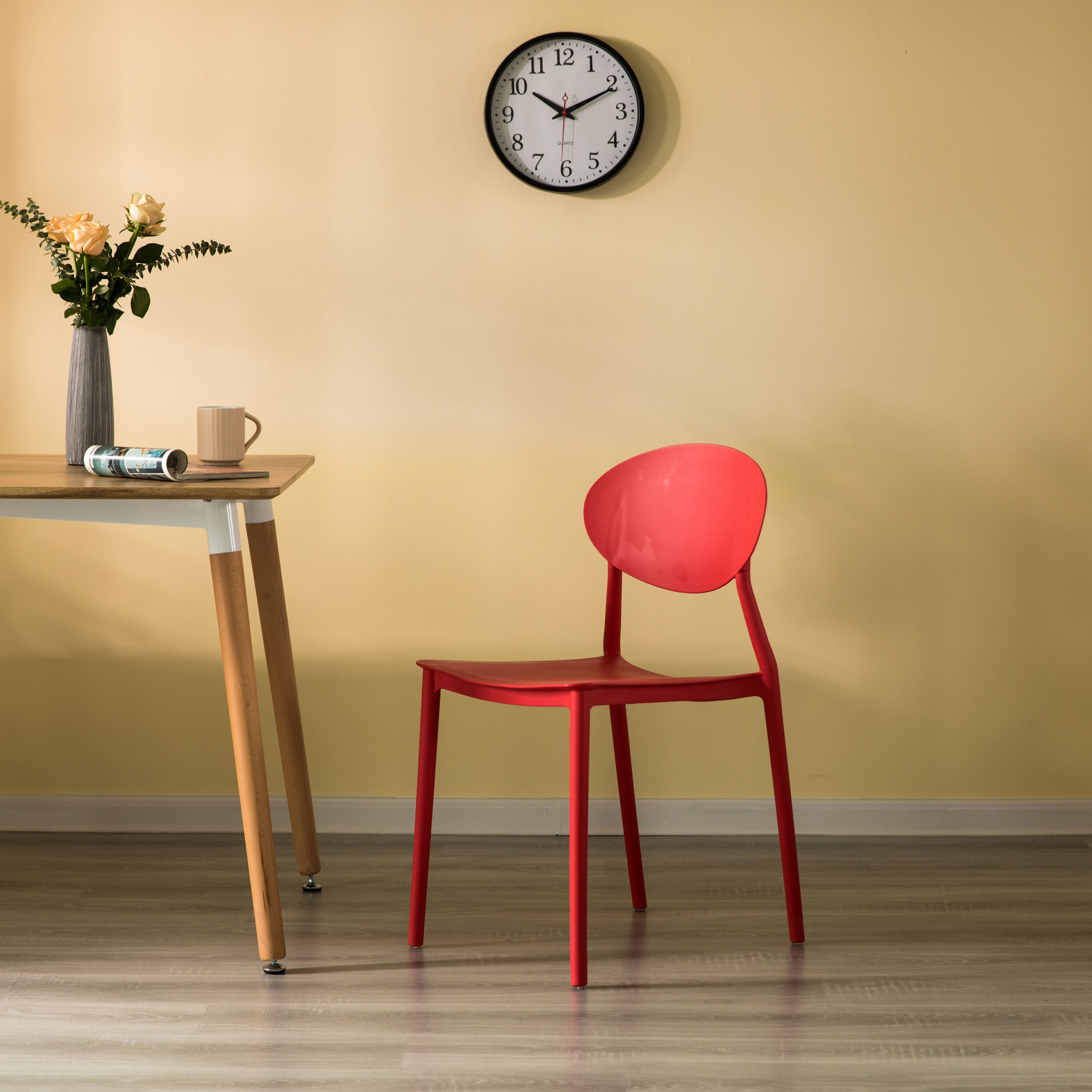 FABULAXE QI004226.RD.4 Dining-Chairs - View #6