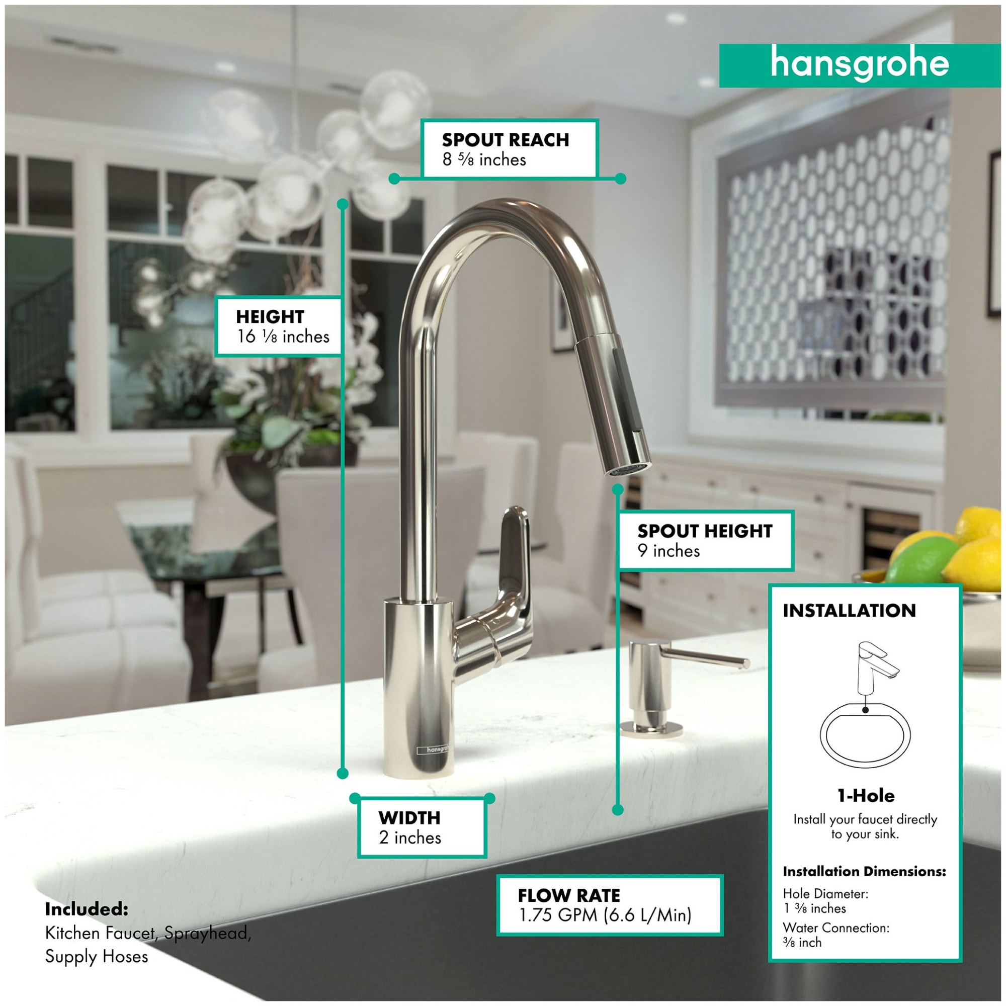 Hansgrohe 04505250 Kitchen-Faucets - View #3