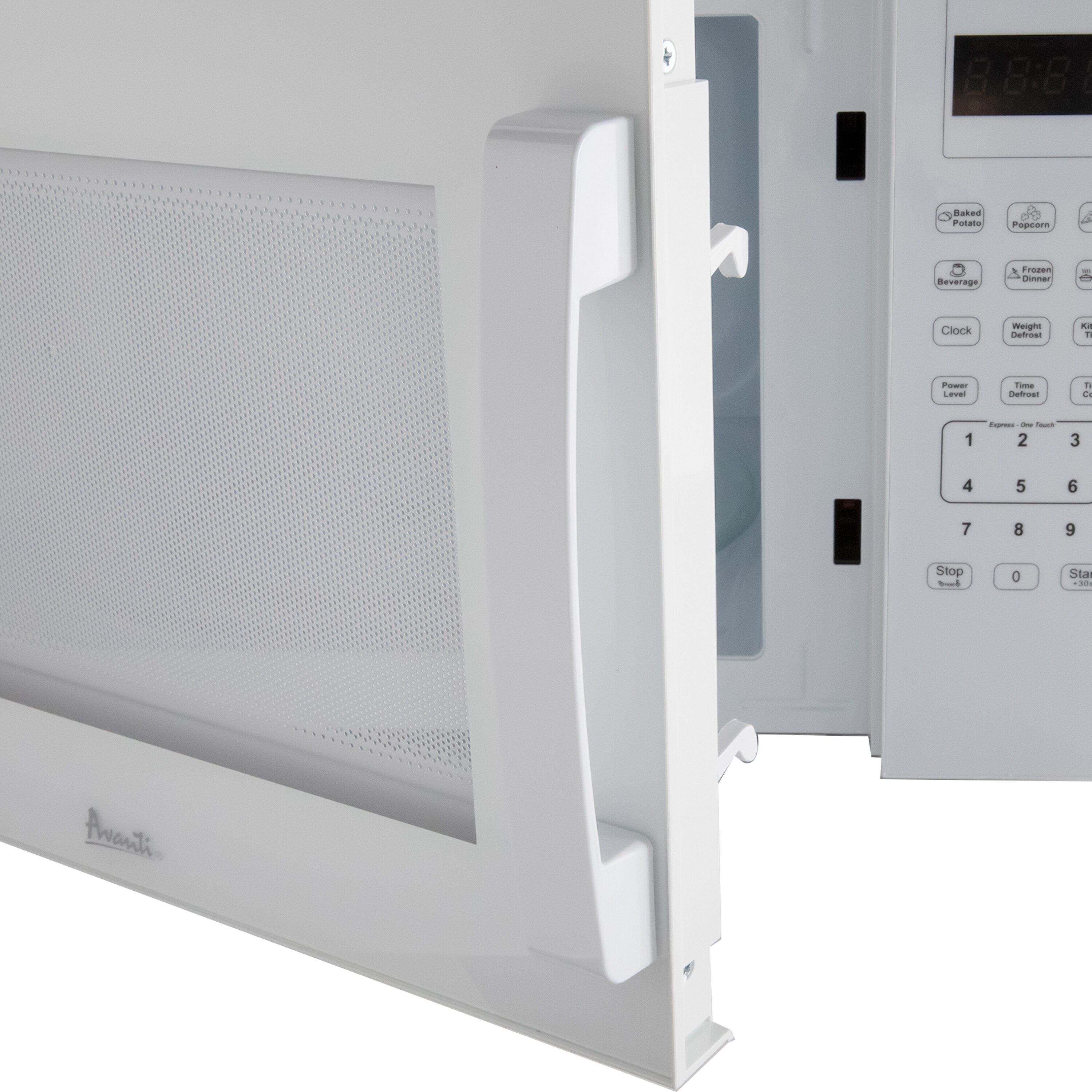 Avanti 1.5 cu ft White Countertop Microwave with Timer