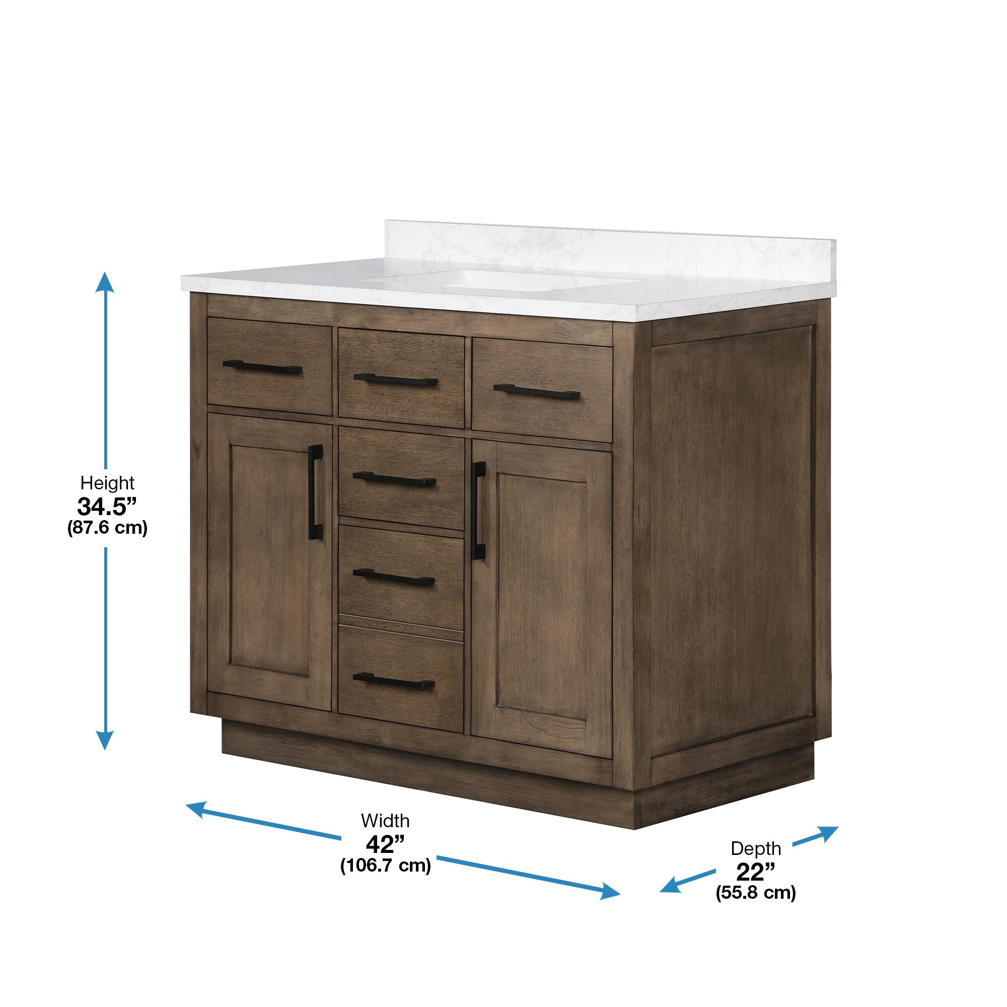 OVE Decors 15VVAR-ATHE42-059 Bath-Vanity-Combo - View #2