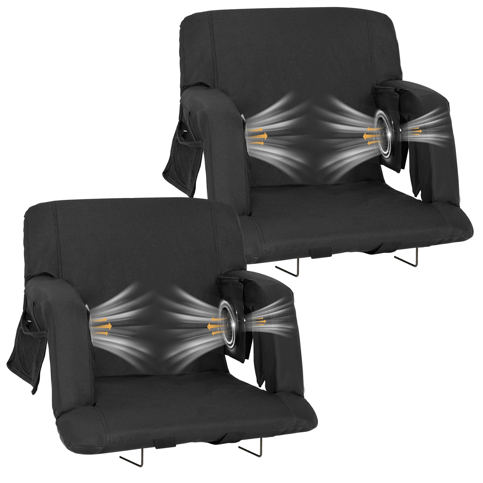 Esazn KTY-YM-L-BK-LYU Bleacher-Cushions - View #4