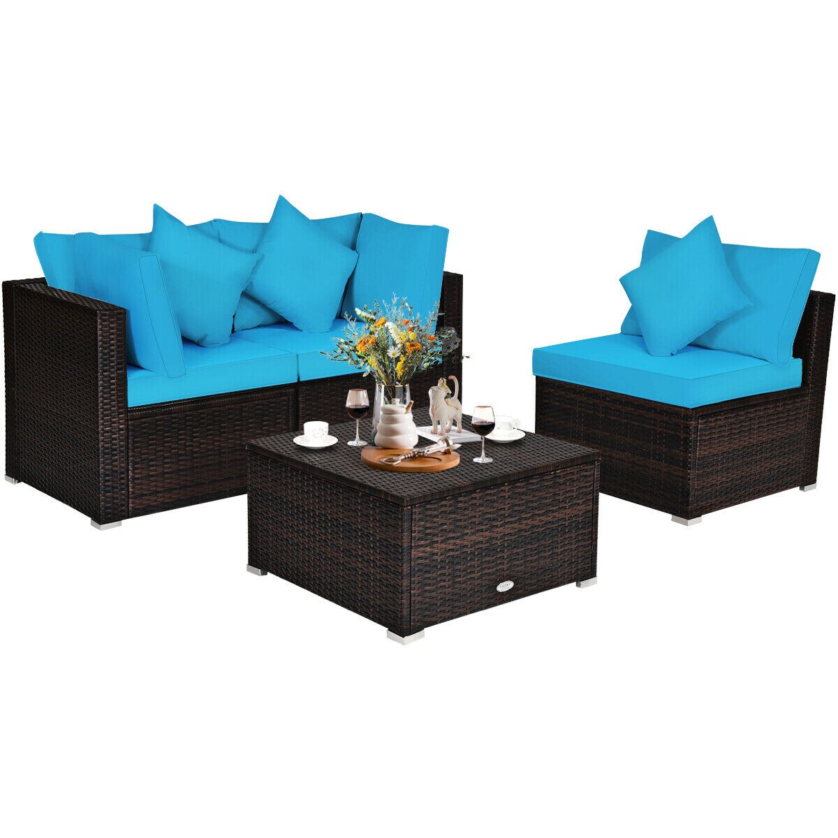 WELLFOR OUG66750TU+ Patio-Conversation-Sets - View #11