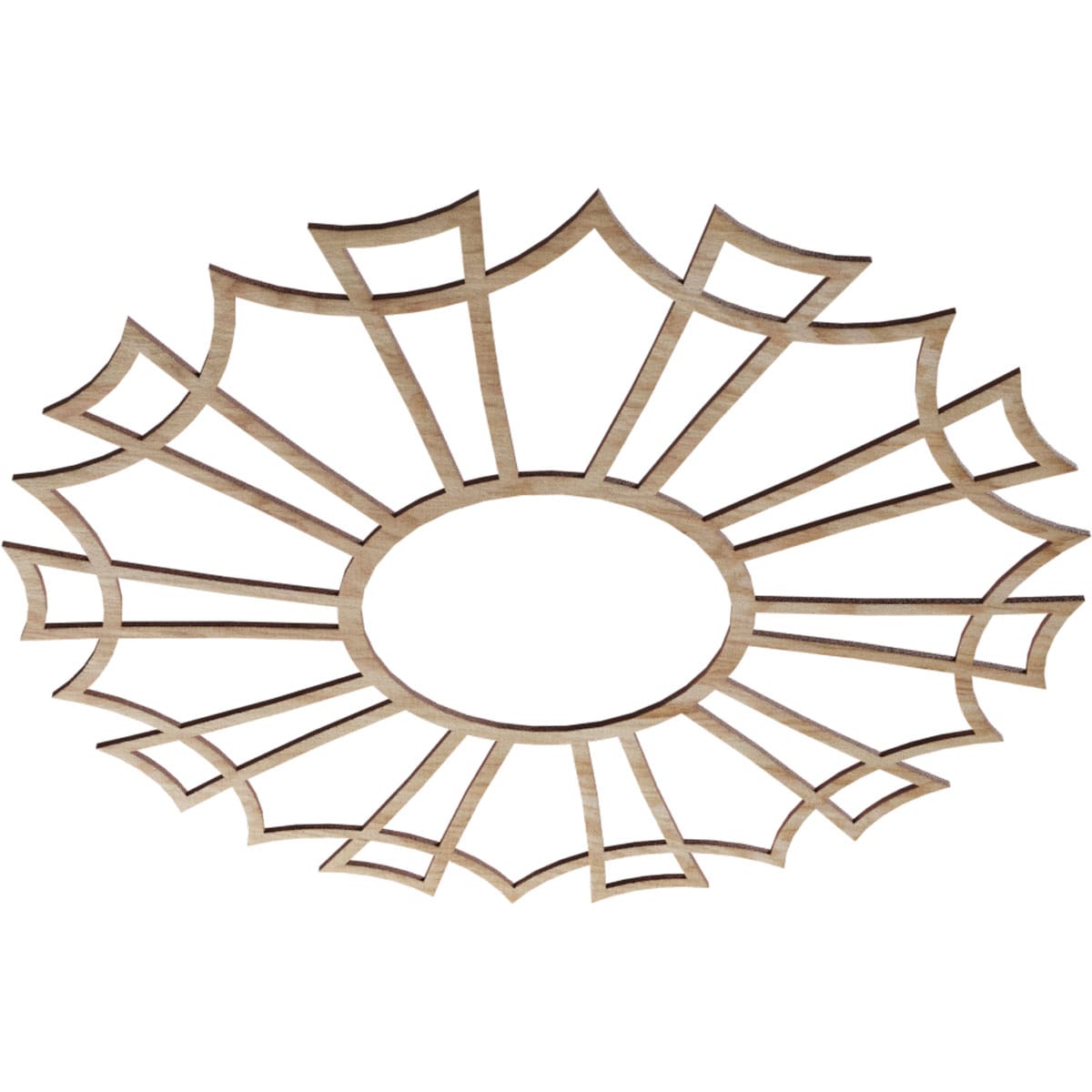 Ekena Millwork CMWP32X32X0250AURO Ceiling-Medallions - View #2