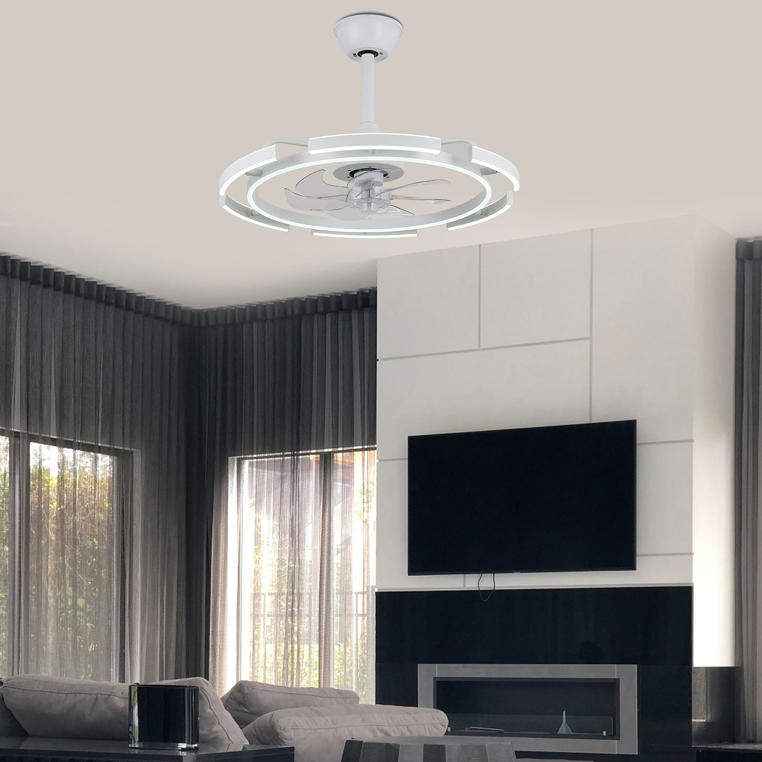 Oaks Decor DC2405-W Ceiling-Fans - View #3