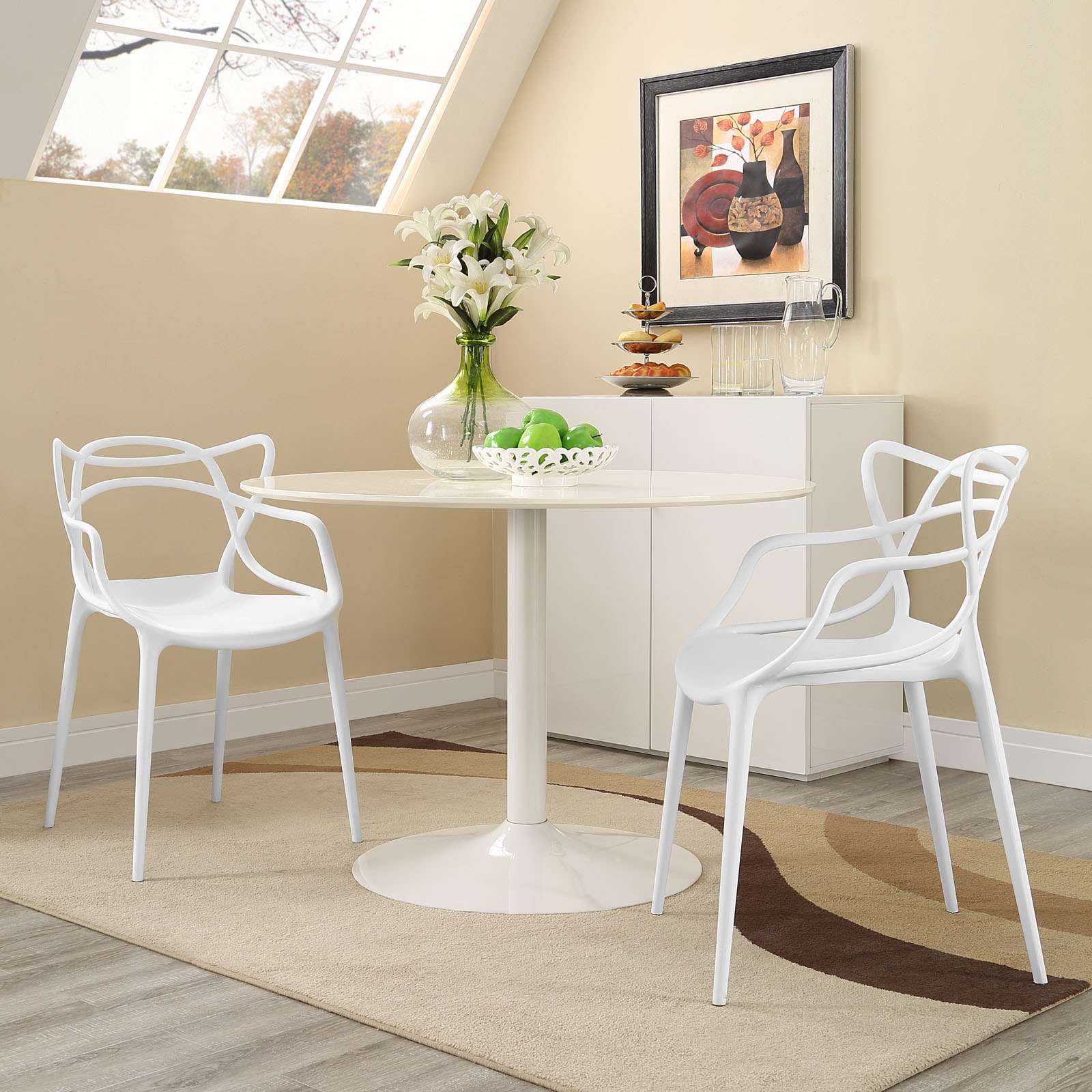 Modway EEI-2347-WHI-SET Dining-Chairs - View #2