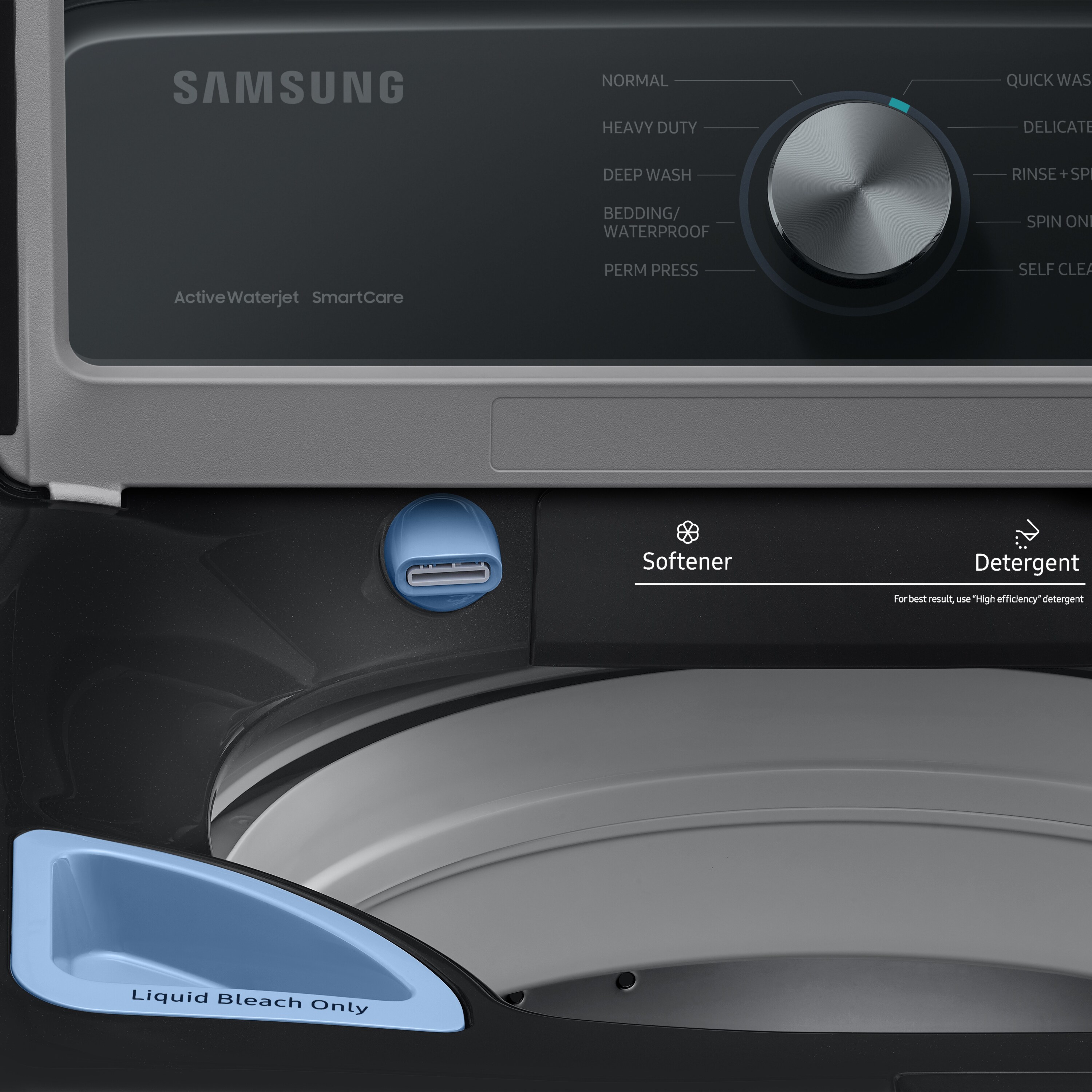 Samsung 5.4-cu ft High Efficiency Agitator Smart Top-Load Washer