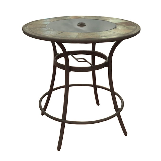 Round Bar Table In The Patio Tables, High Top Round Bar Tables