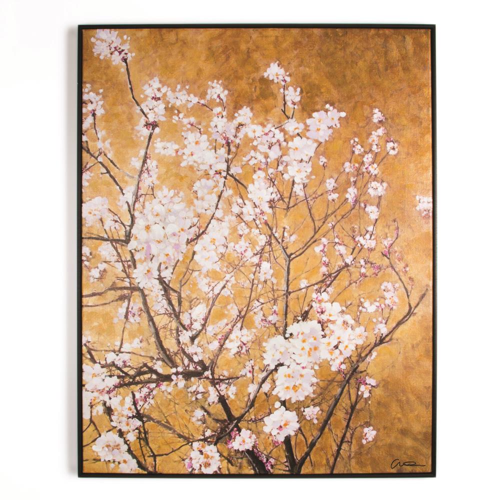 Blooming Tree Wall Decor (Brown & Gold)