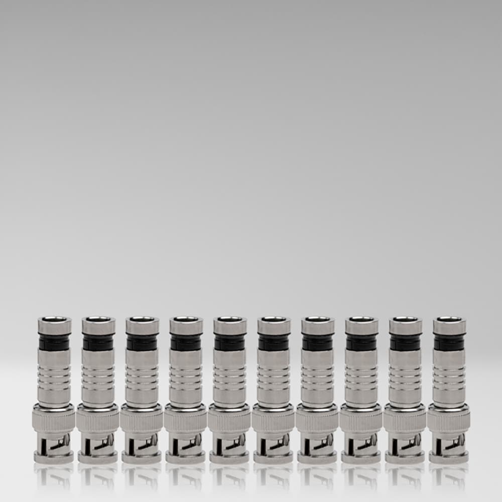 Jonard Tools BNC-10 Crimp wire connectors Silver ( 10 -Pack )