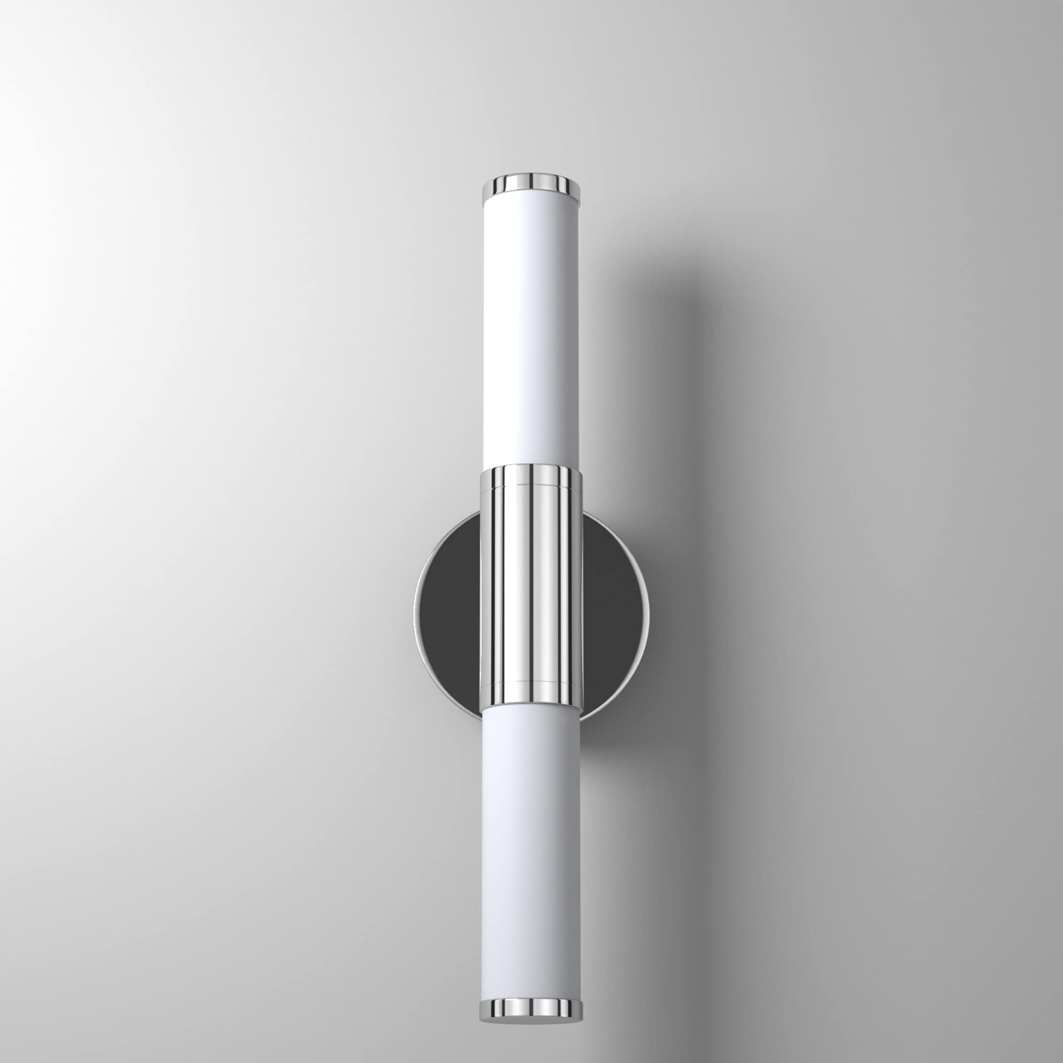 Palmera Chrome 20" LED Vanity Cylinder Wall Sconce