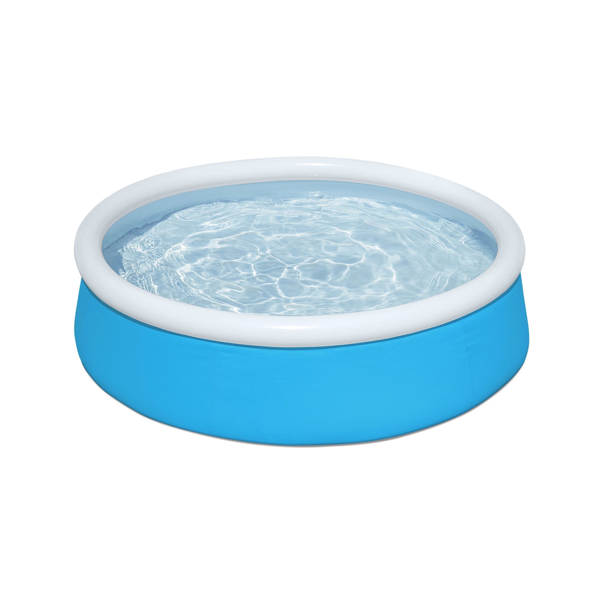 Bestway 59.84-in L x 59.84-in W Blue Round Kiddie Pool in the Kiddie ...