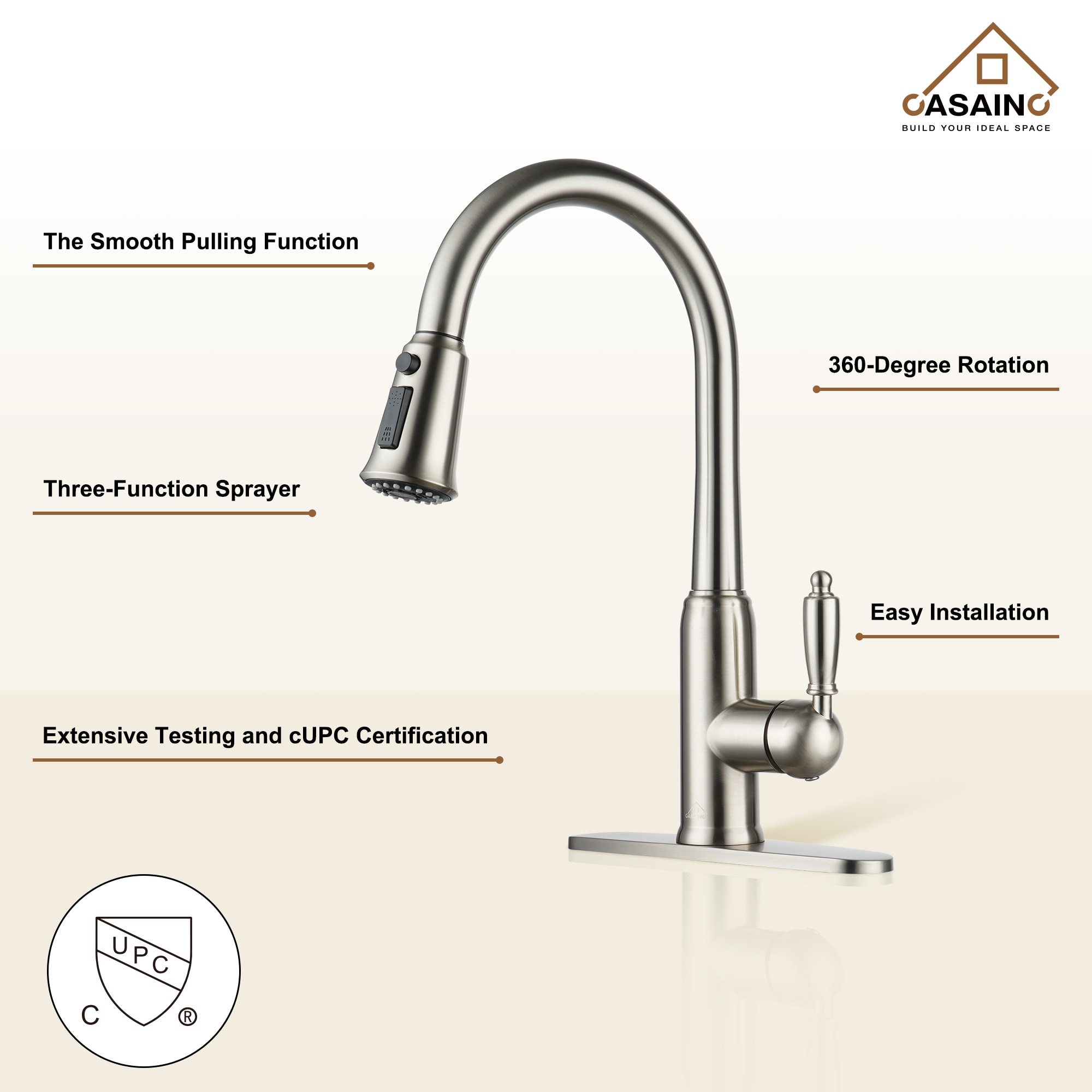 CASAINC ODB-LB-7205S Kitchen-Faucets - View #5